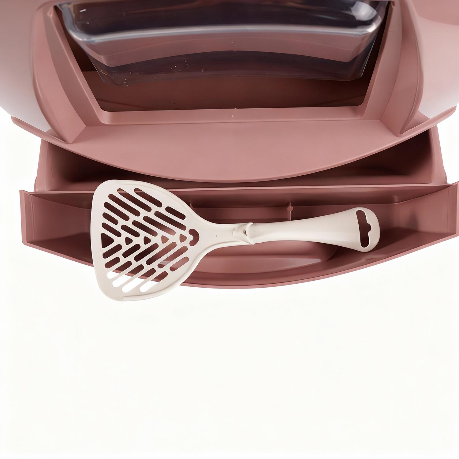 Био-туалет MPS 80'S для кошек с выдвижным лотком 50х40х42см, бежевый