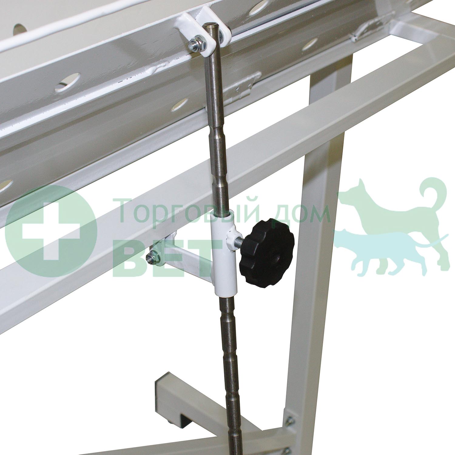 ТД ВЕТ (из наличия) Стол ветеринарный универсальный СВУ-25 по Виноградову, 1260x760x900h, каркас белый