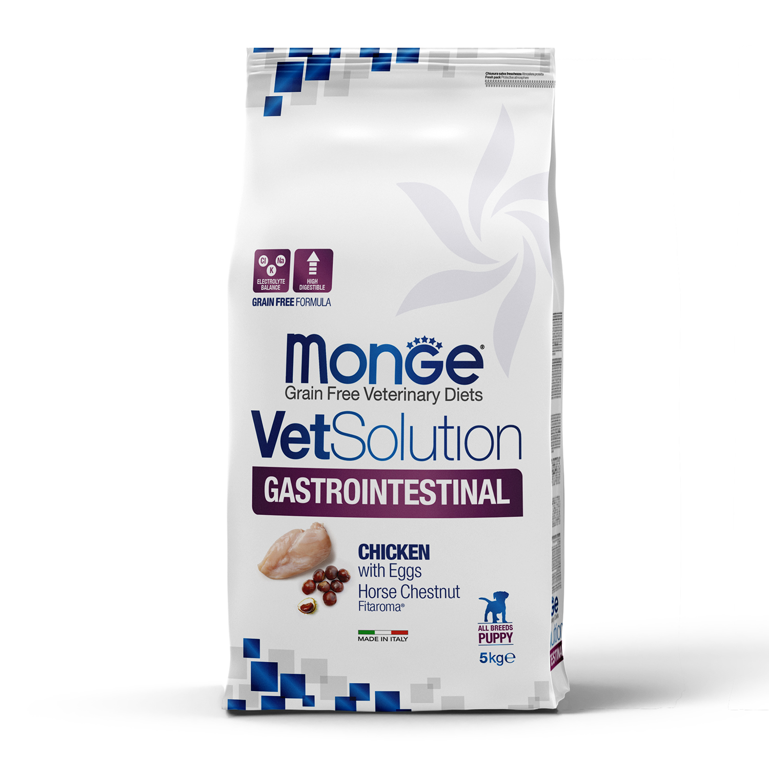 Диетический корм Monge VetSolution Dog Gastrointestinal Гастроинтестинал для щенков при заболеваниях ЖКТ 5 кг