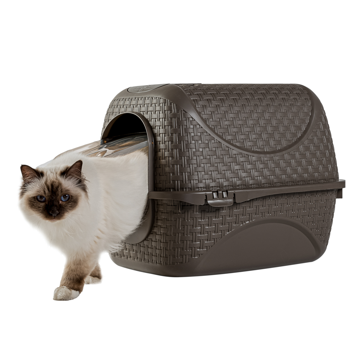 BAMA PET био-туалет для кошек PRIVE 42х50,5х39,6h см, коричневый СКИДКА 40%