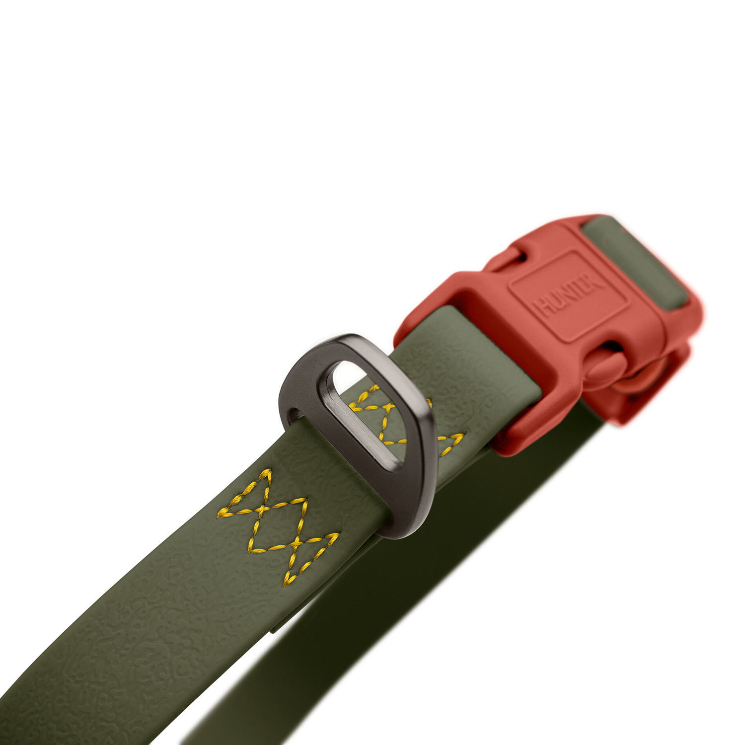 Hunter ошейник для собак Havanna L (40-55 см), биотановый, хаки