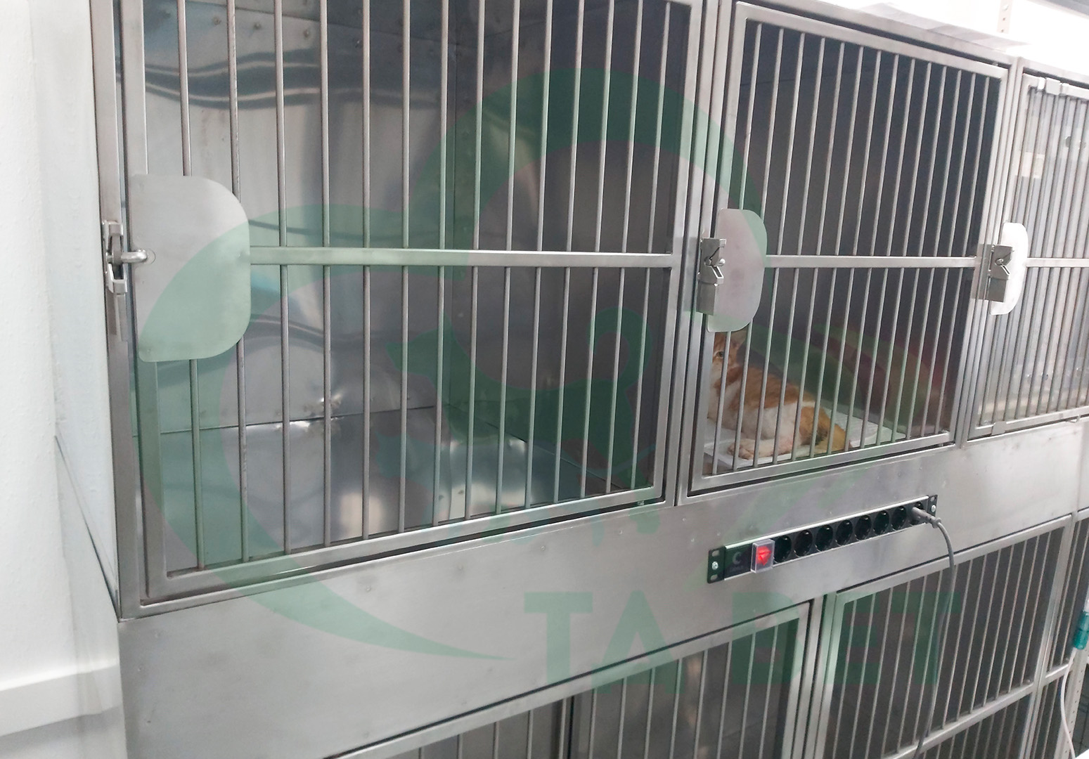 ТД ВЕТ Модуль клеток из нерж. стали, 2х ярусный из 5 клеток 2/3, 1800x600x1550(1720)h