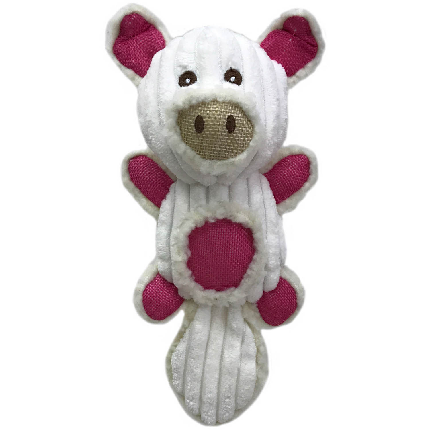 Petpark игрушка для собак Поросенок с большим хвостом 25 см белый, размер S СКИДКА 50%