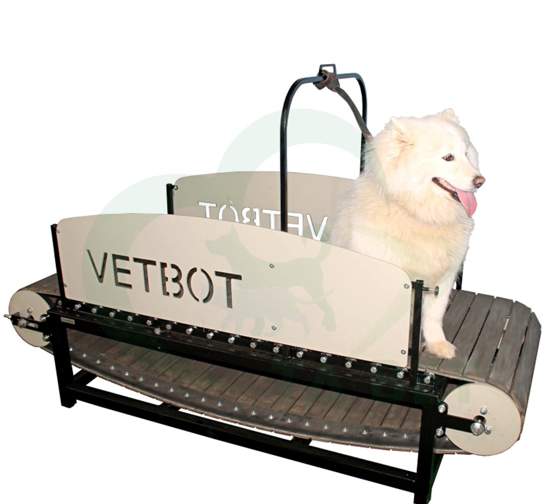 ТД ВЕТ Профессиональный беговой тренажёр для собак FriskyPet Модель 1 (размер бегового полотна 600х1600мм)
