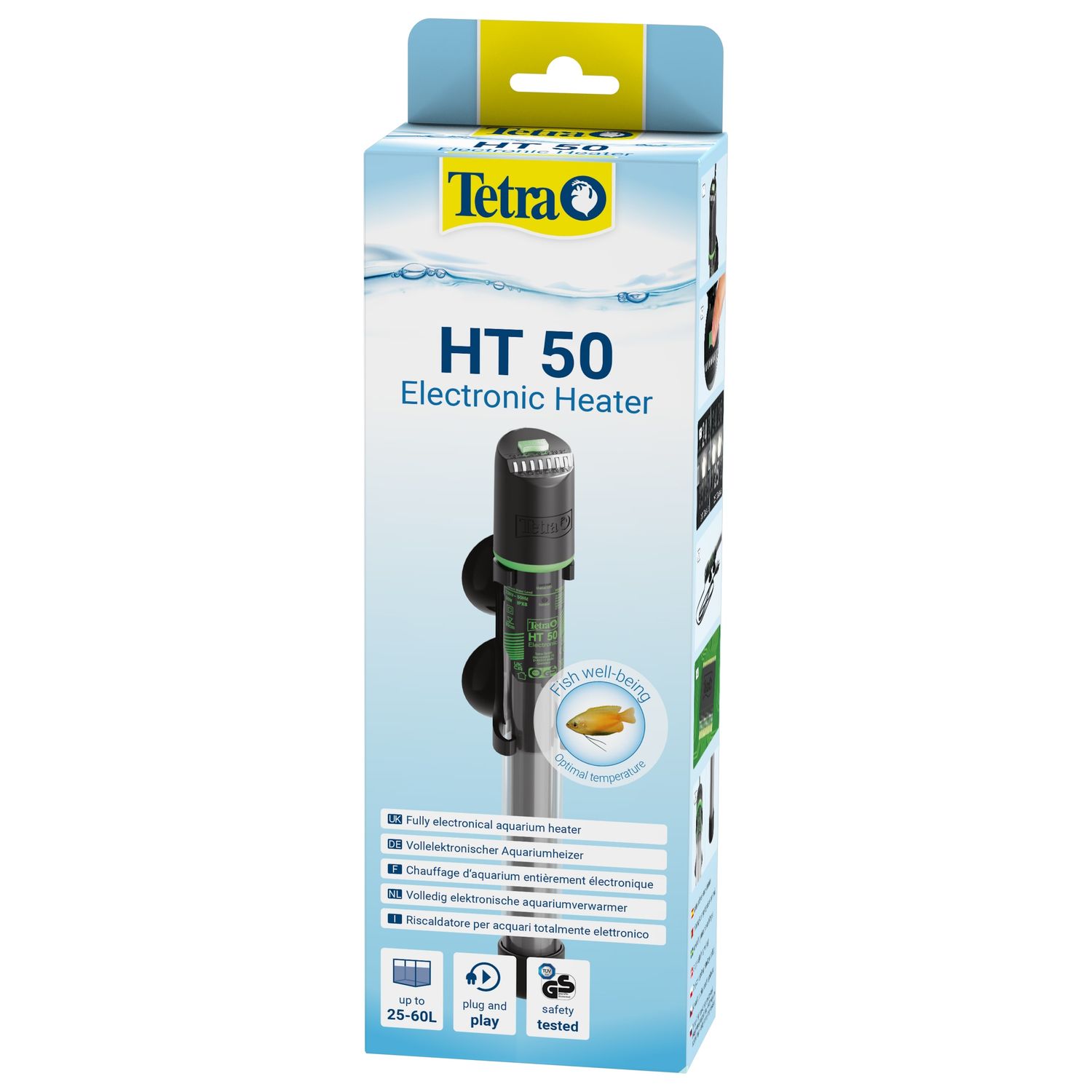 Нагреватель электронный Tetra HT 50 Вт для аквариумов 25-60л
