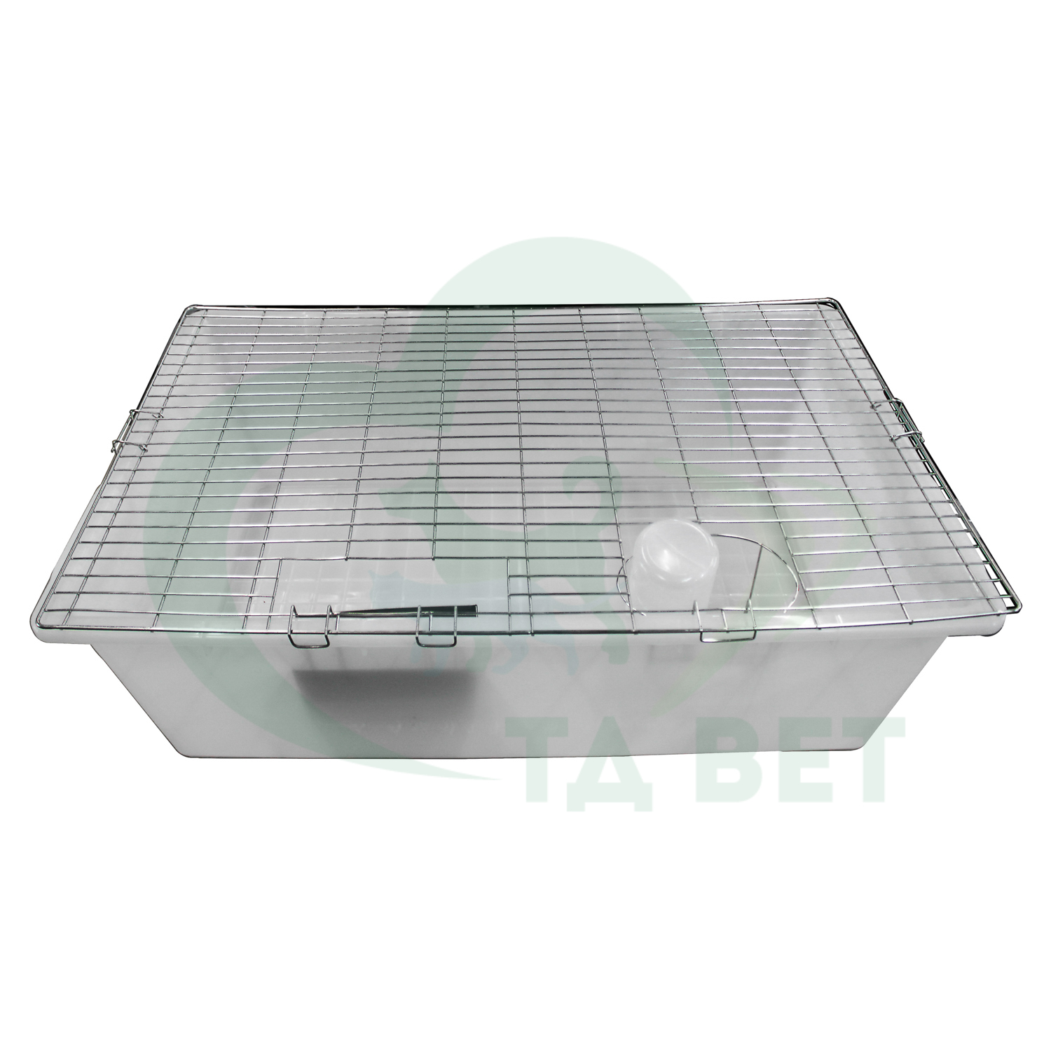 ТД ВЕТ Стеллаж для вивария, трехуровневый с клетками 990x650x1375(1500)h на колесах