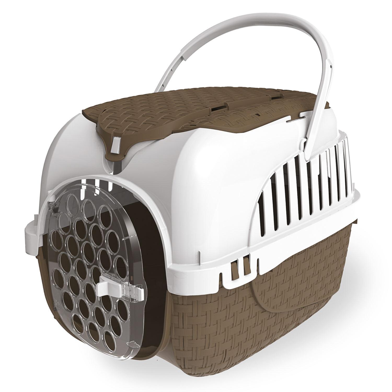 BAMA PET переноска KENNEL TOUR MAXI 59х38х37h см до 12 кг, коричневая СКИДКА 50%