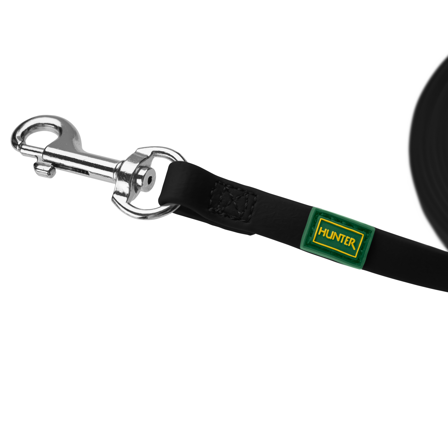 Hunter поводок для собак Convenience, 10/500, биотан, черный СКИДКА 50%