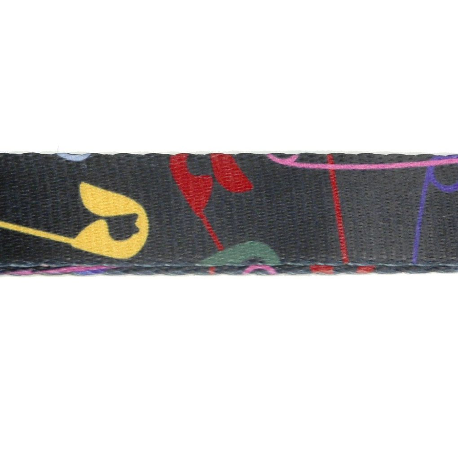 Поводок United Pets для собак Complete me 16 x 1400 mm, черный с разноцветными булавками СКИДКА 40%