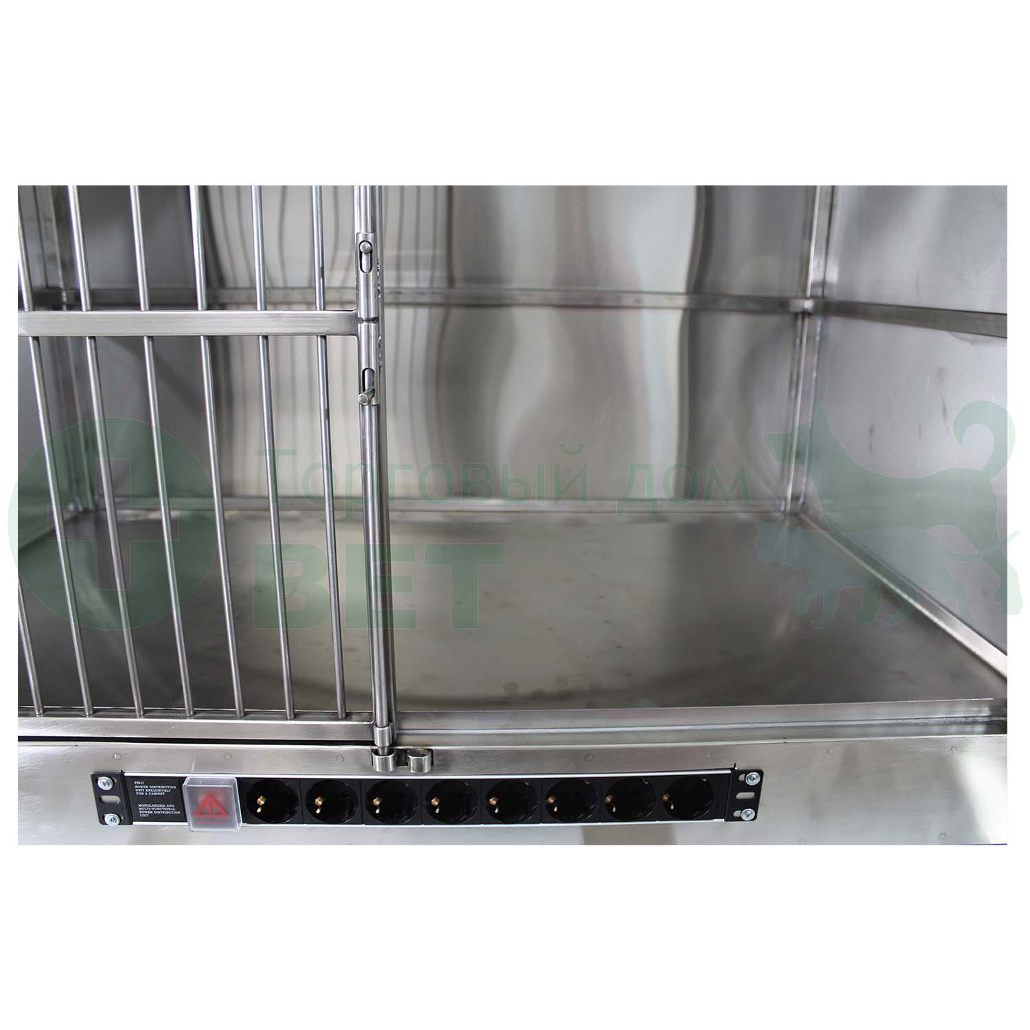 ТД ВЕТ Модуль клеток из нерж. стали, 3х ярусный из 6 клеток 2/2/2, 2000х700(600)2100-2120h