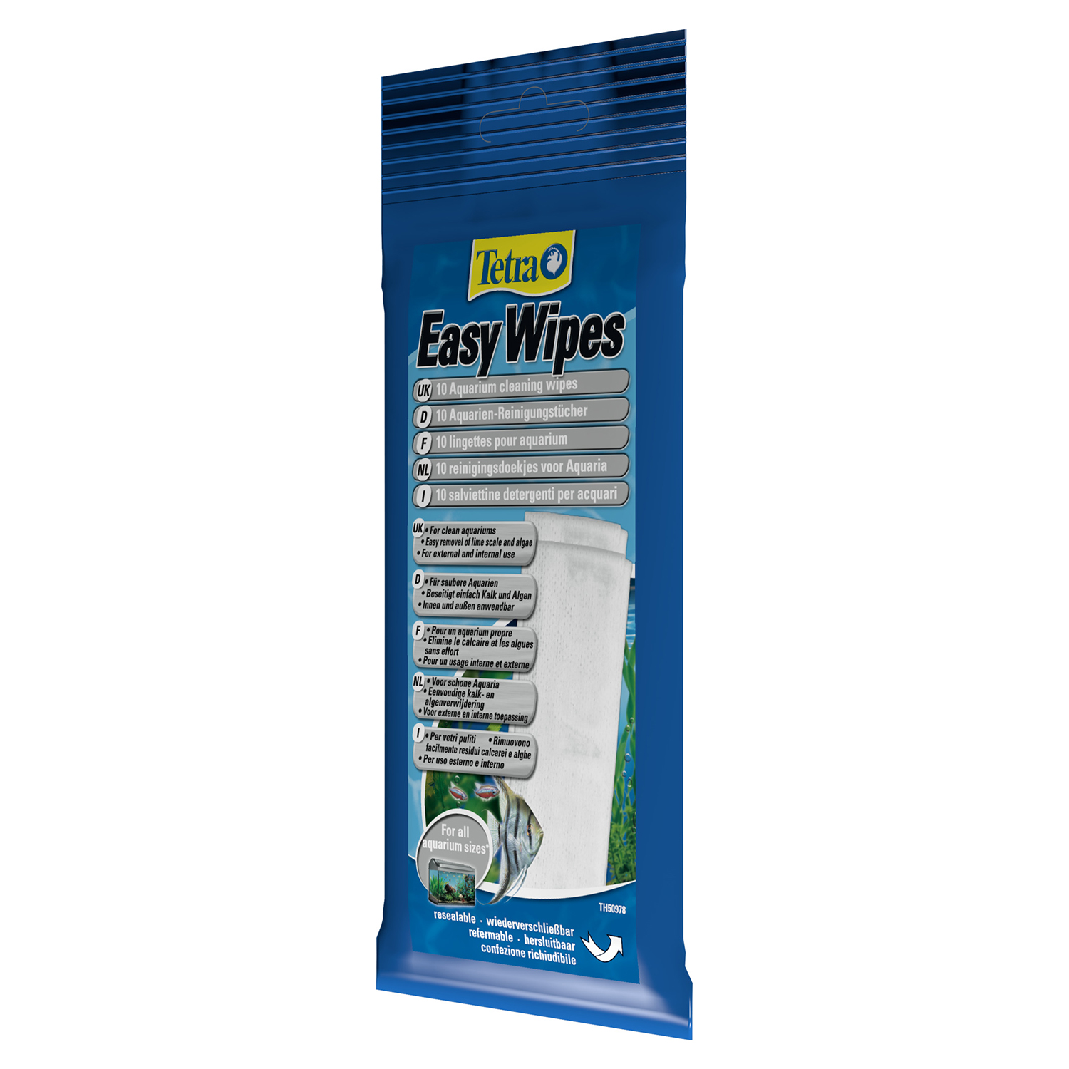 Tetra EasyWipes салфетки для протирки аквариумов СКИДКА 50%