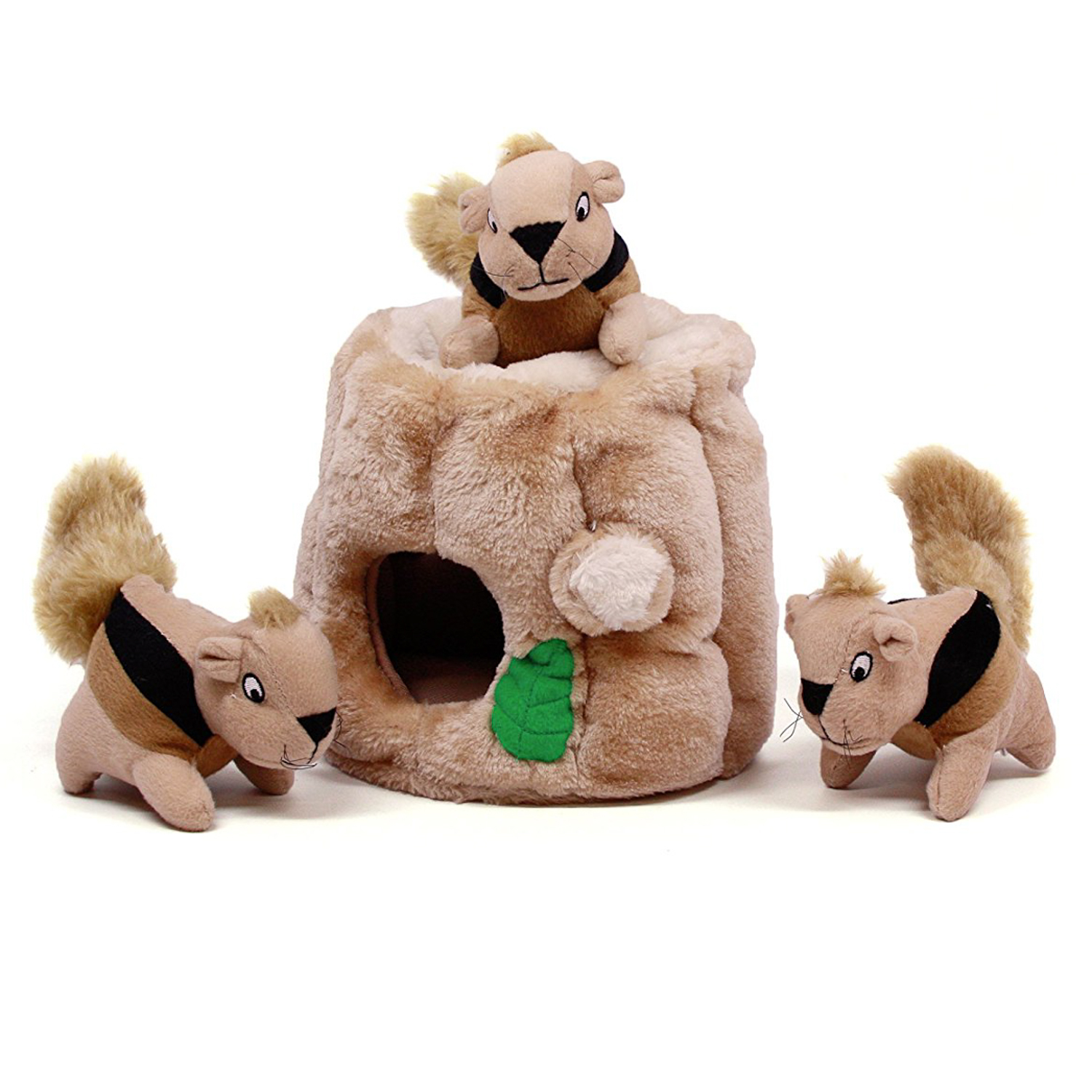 OutwardHound игрушка-головоломка для собак Hide-A-Squirrel (спрячь белку) малая 12 см СКИДКА 30%