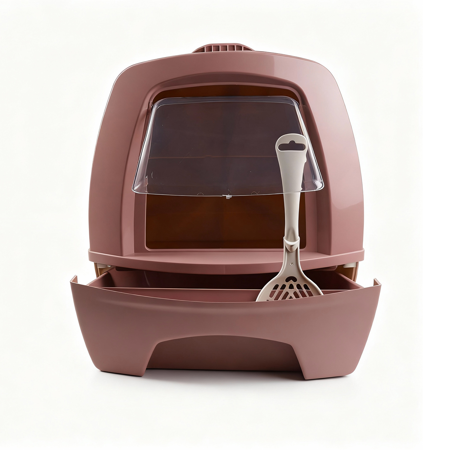 Био-туалет MPS 80'S для кошек с выдвижным лотком 50х40х42см, бежевый