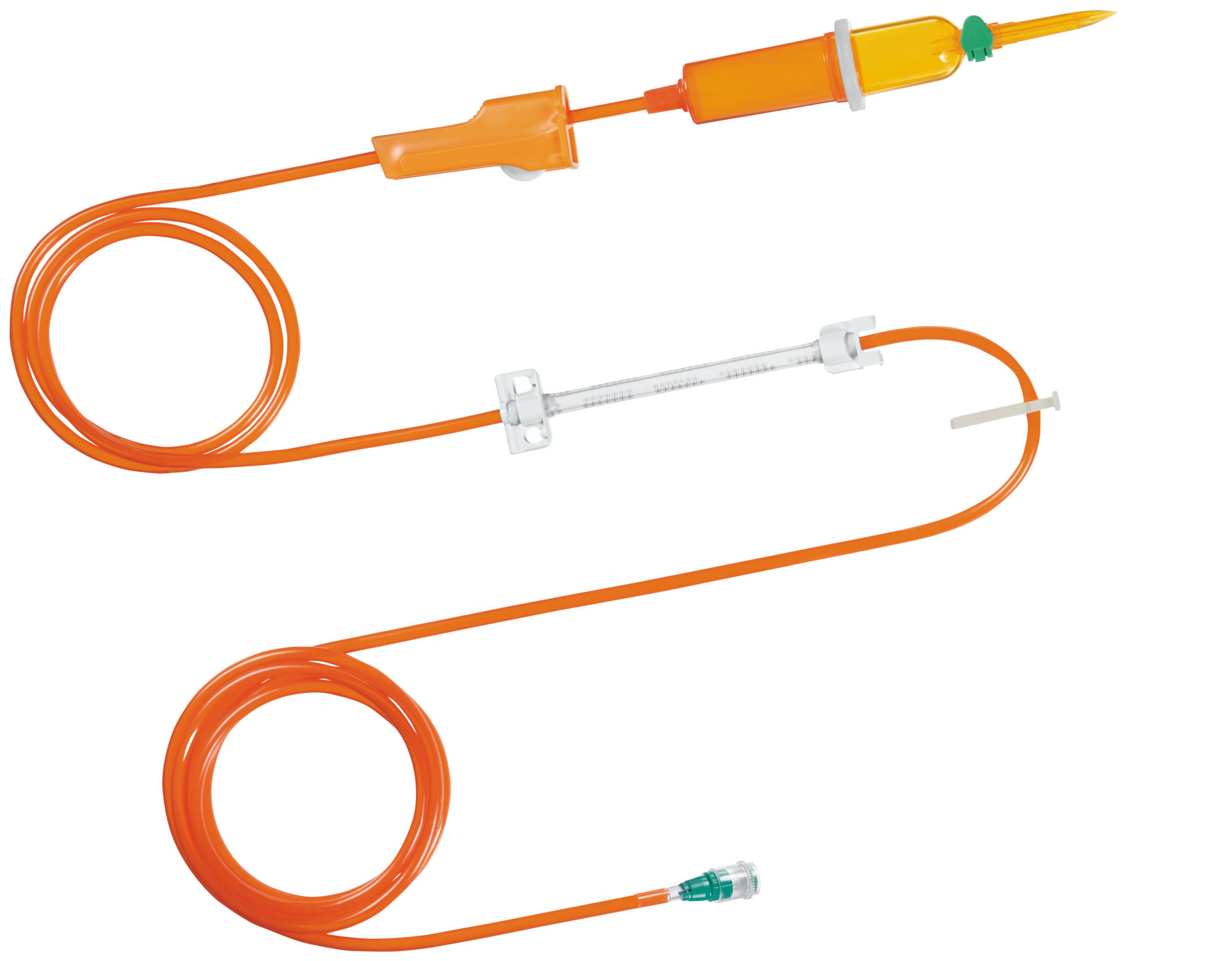 B.Braun Магистраль Инфузомат Спэйс Сэйфсет 250 см, светозащитная, оранжевая