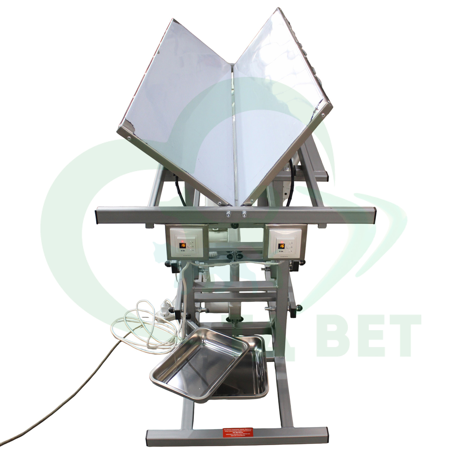 ТД ВЕТ Стол ветеринарный универсальный СВУ-30.1 с раздельным подогревом 1500х700х(900-1150h)