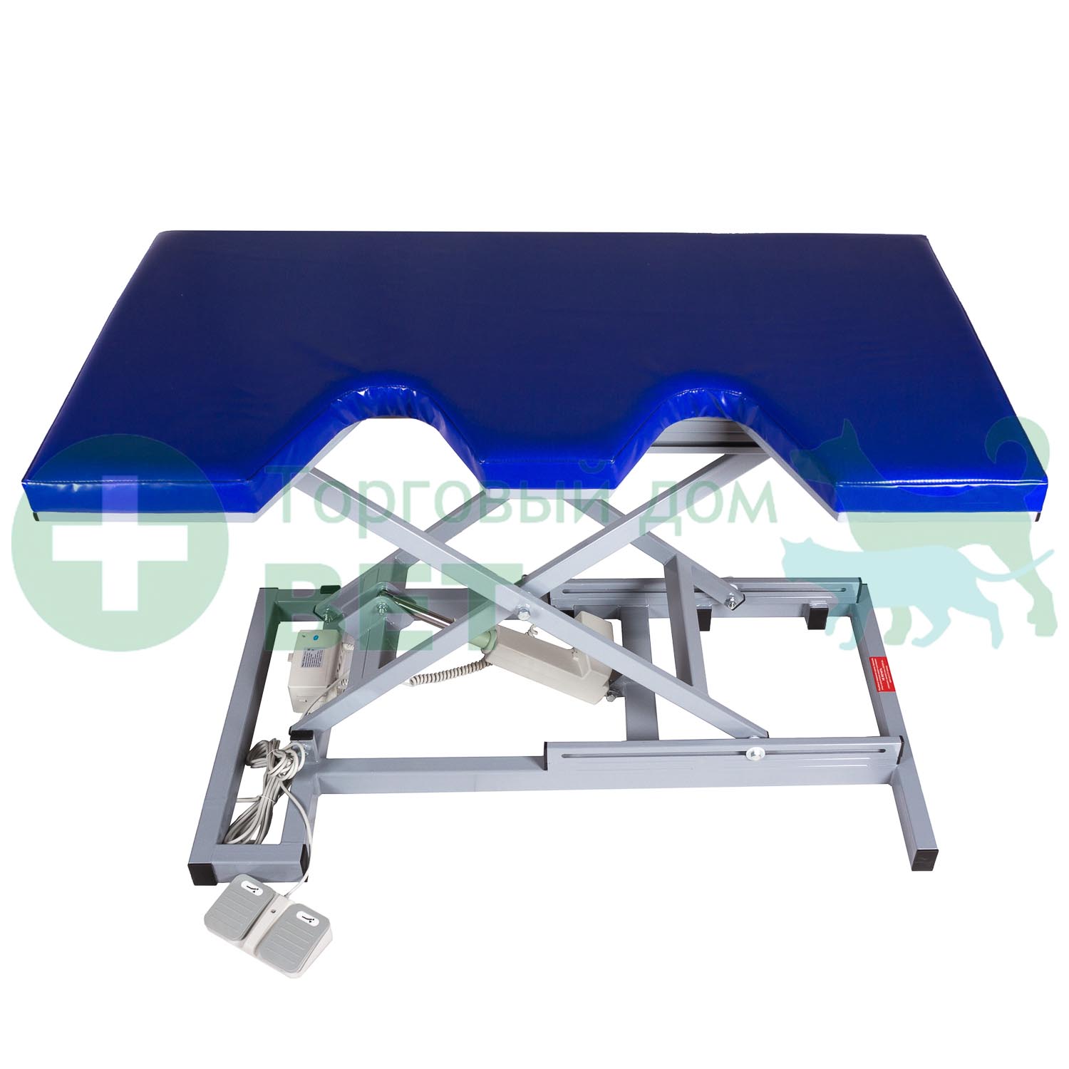 ТД ВЕТ Стол ветеринарный для УЗИ VETBOT-90, 1320x720x(330-1130)h (каркас серый, пульт ножной)