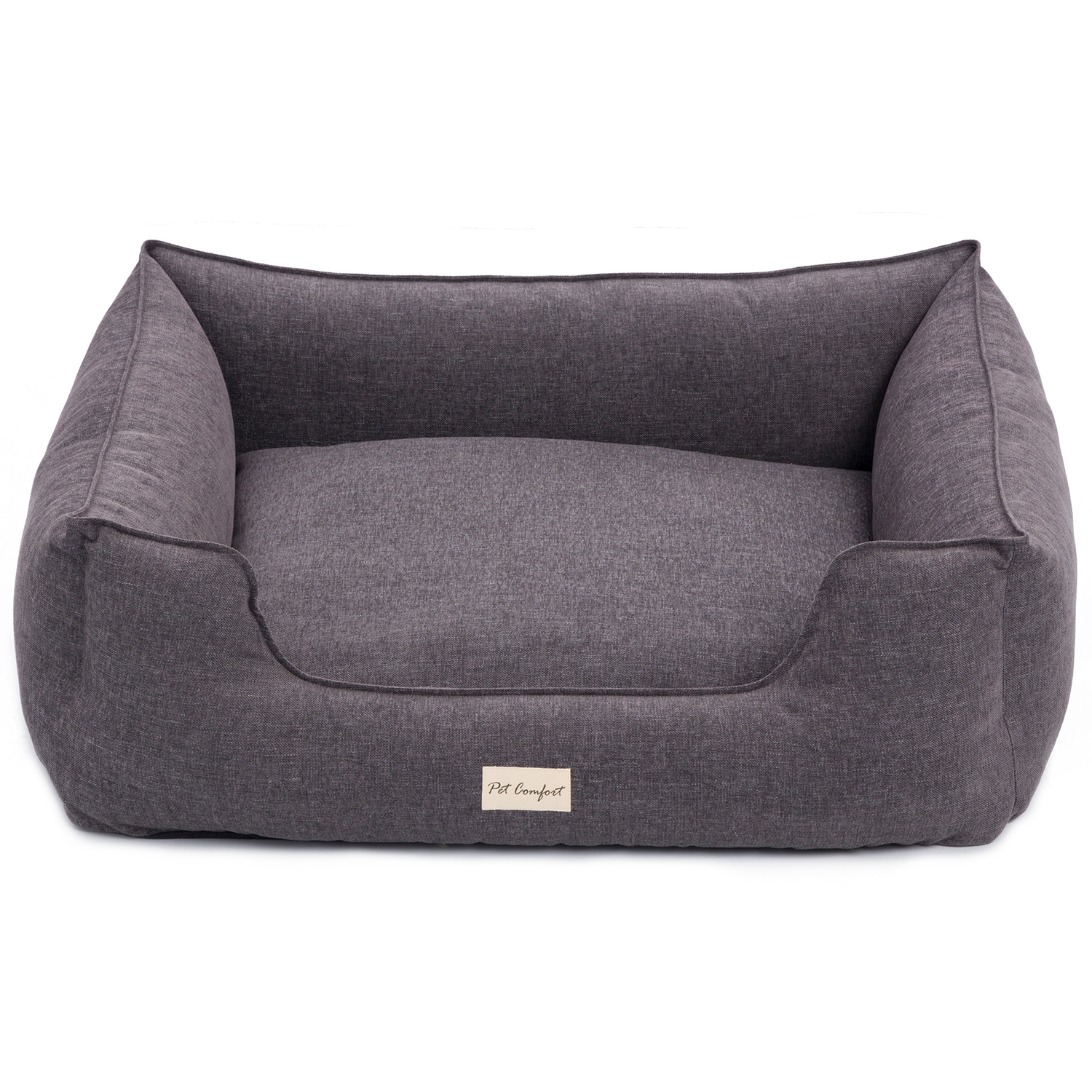 Лежанка Pet Comfort для собак средних пород, Alpha Mirandus 17, размер M, 65х80 см, серый СКИДКА 50%