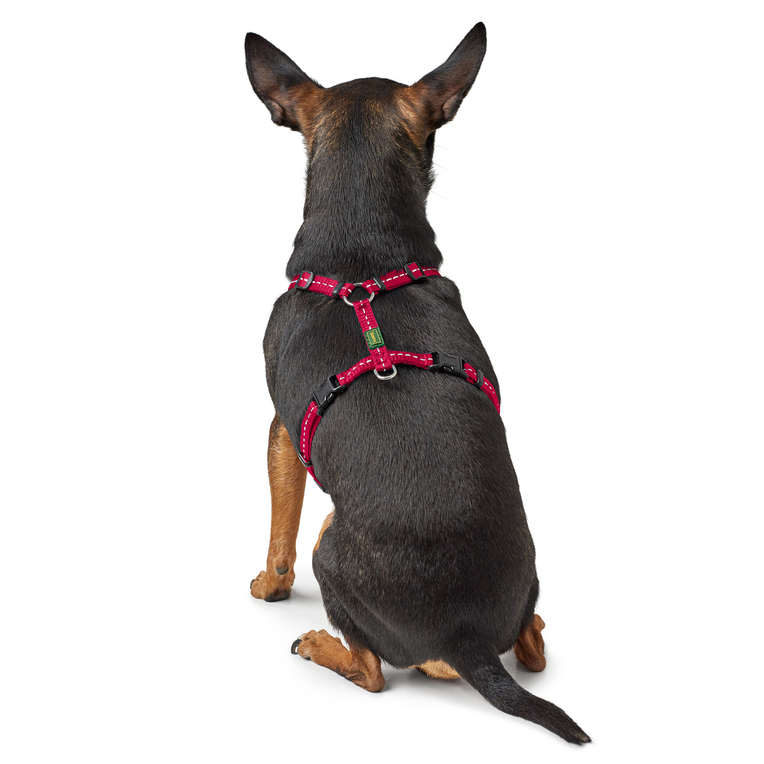 Hunter шлейка для собак Tripoli Mini XXS (18-30 см), нейлон малиновая, светоотражающая