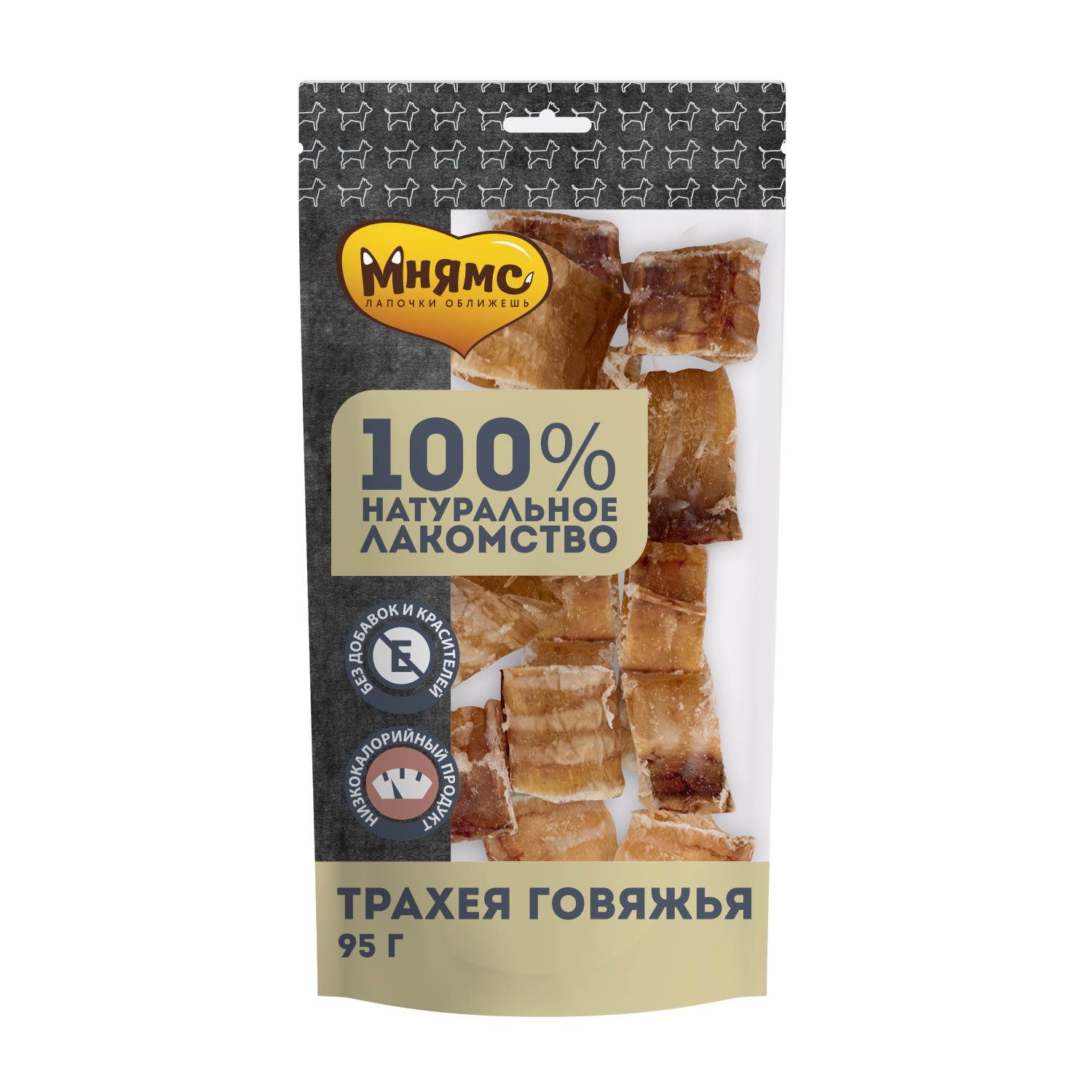Лакомство Мнямс На каждый день для собак Трахея говяжья 95 г