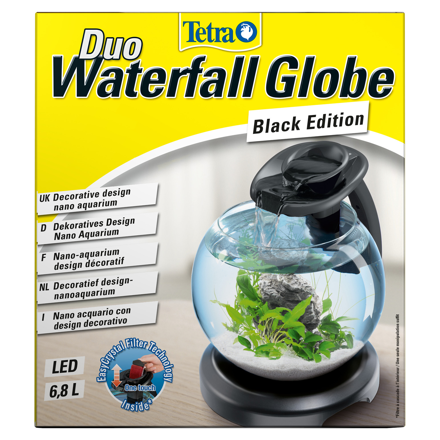 Tetra Cascade Globe Duo Waterfall аквариумный комплекс черный 6,8 л СКИДКА 60%