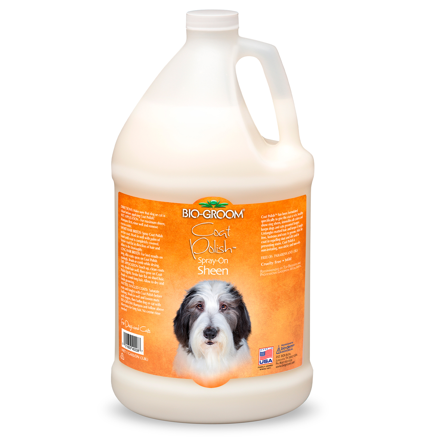 Bio-Groom Coat Polish блеск-антиколтун для шерсти 3,8 л