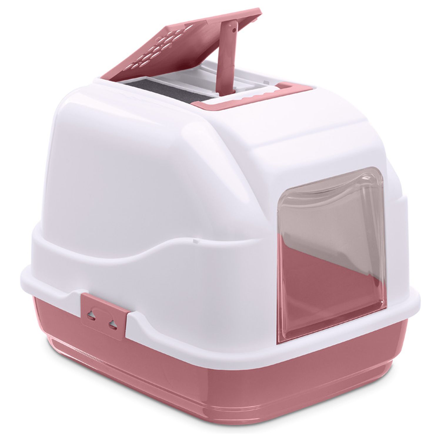 IMAC био-туалет для кошек EASY CAT 50х40х40h см, розовый
