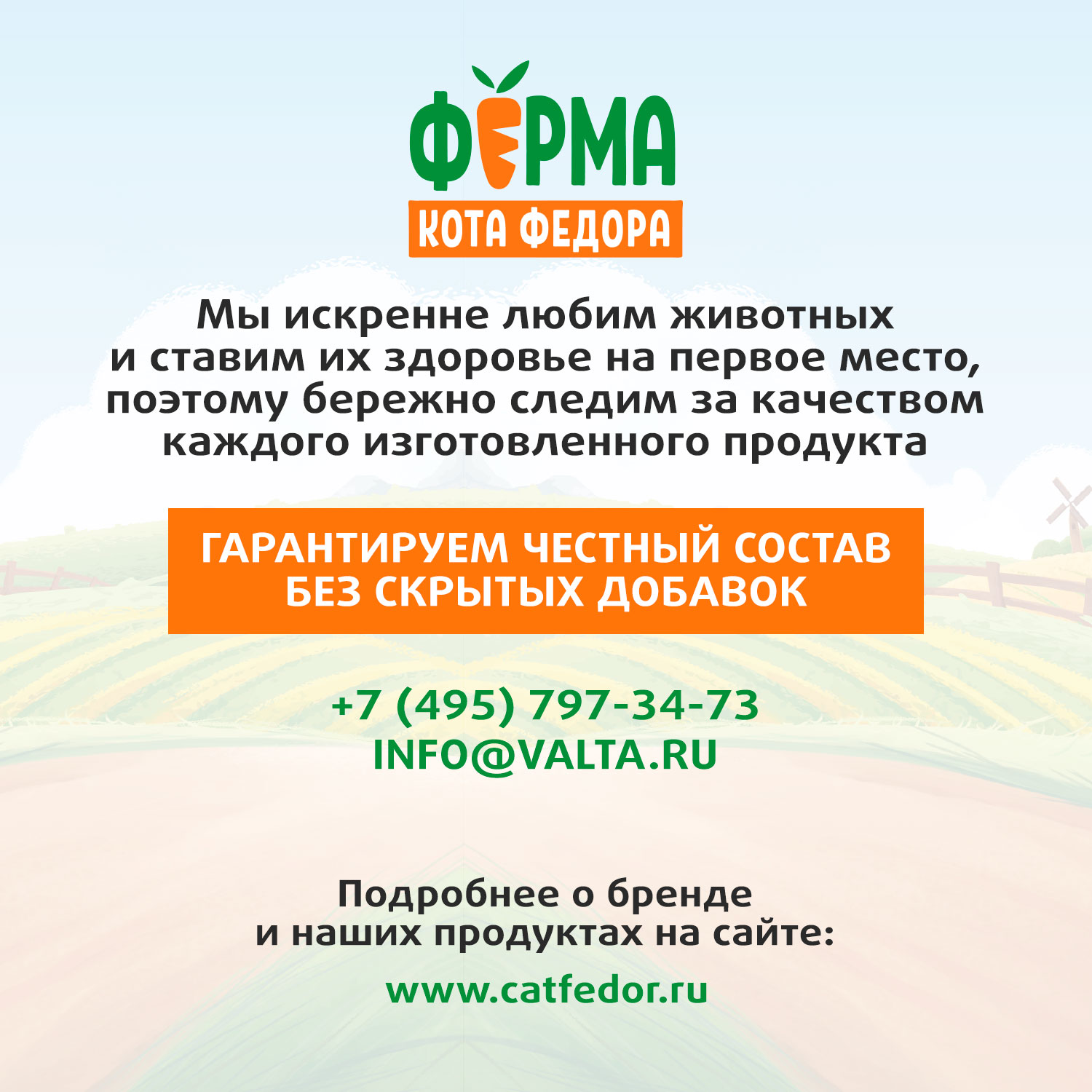 Влажный корм Ферма кота Фёдора сочные кусочки для кошек с курицей 85г