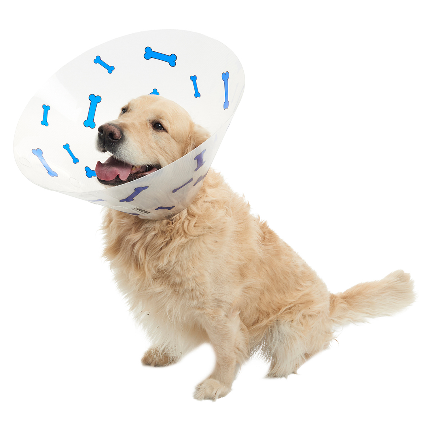 KRUUSE (из наличия) Воротник с дизайном (темно-синие кости) 30 см СКИДКА 80%