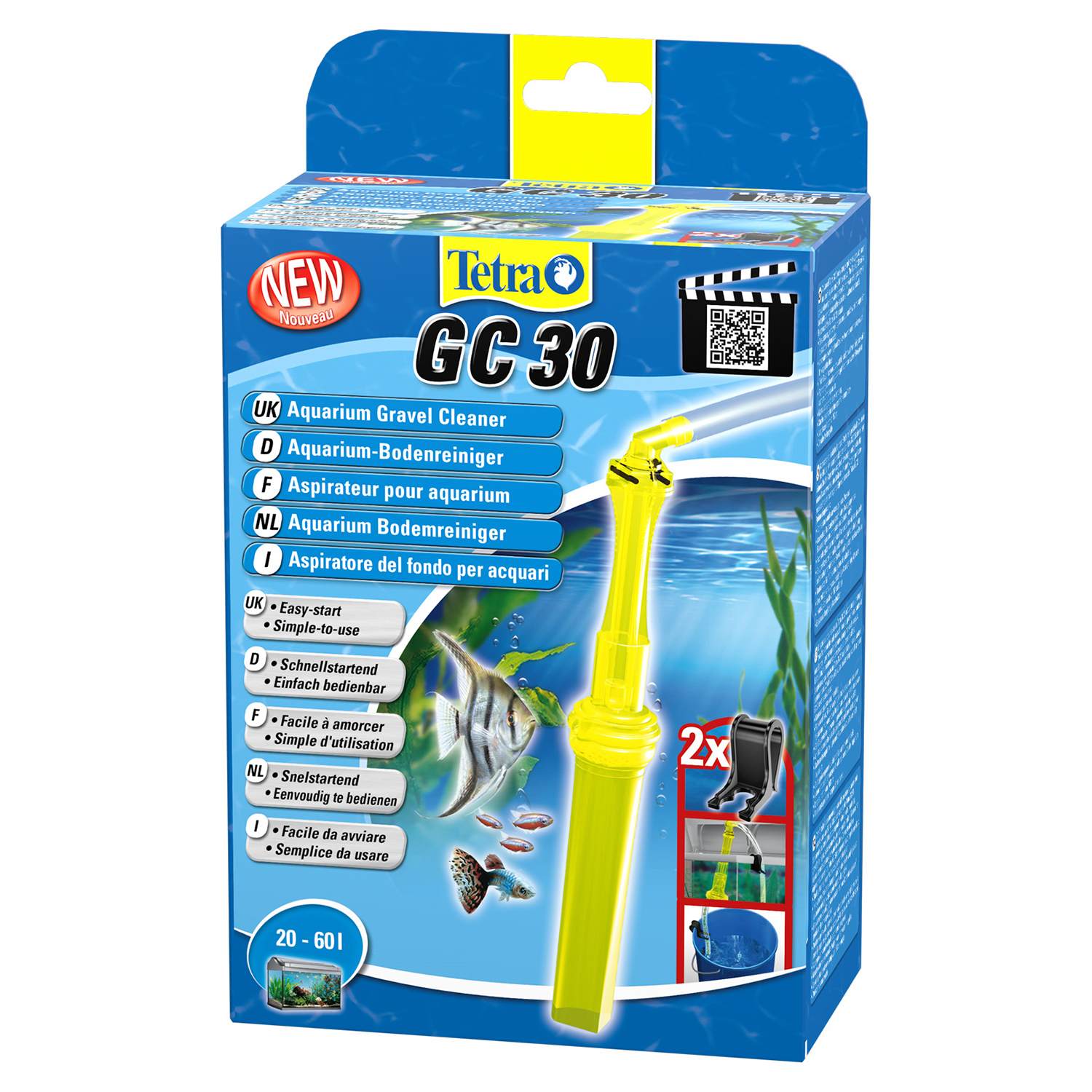 Tetra GC 30 грунтоочиститель (сифон) малый для аквариумов от 20-60 л СКИДКА 50%