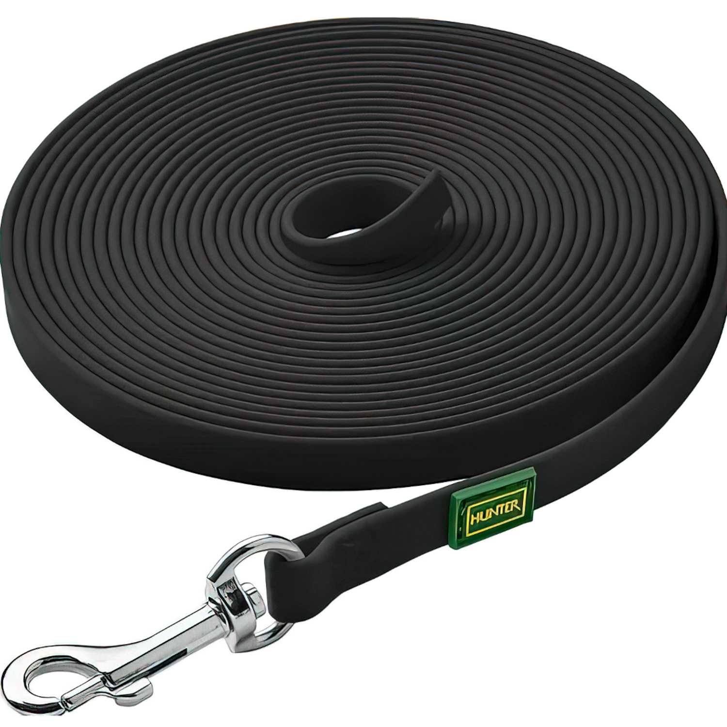 Hunter поводок для собак Convenience, 20/1200, биотан, черный СКИДКА 40%