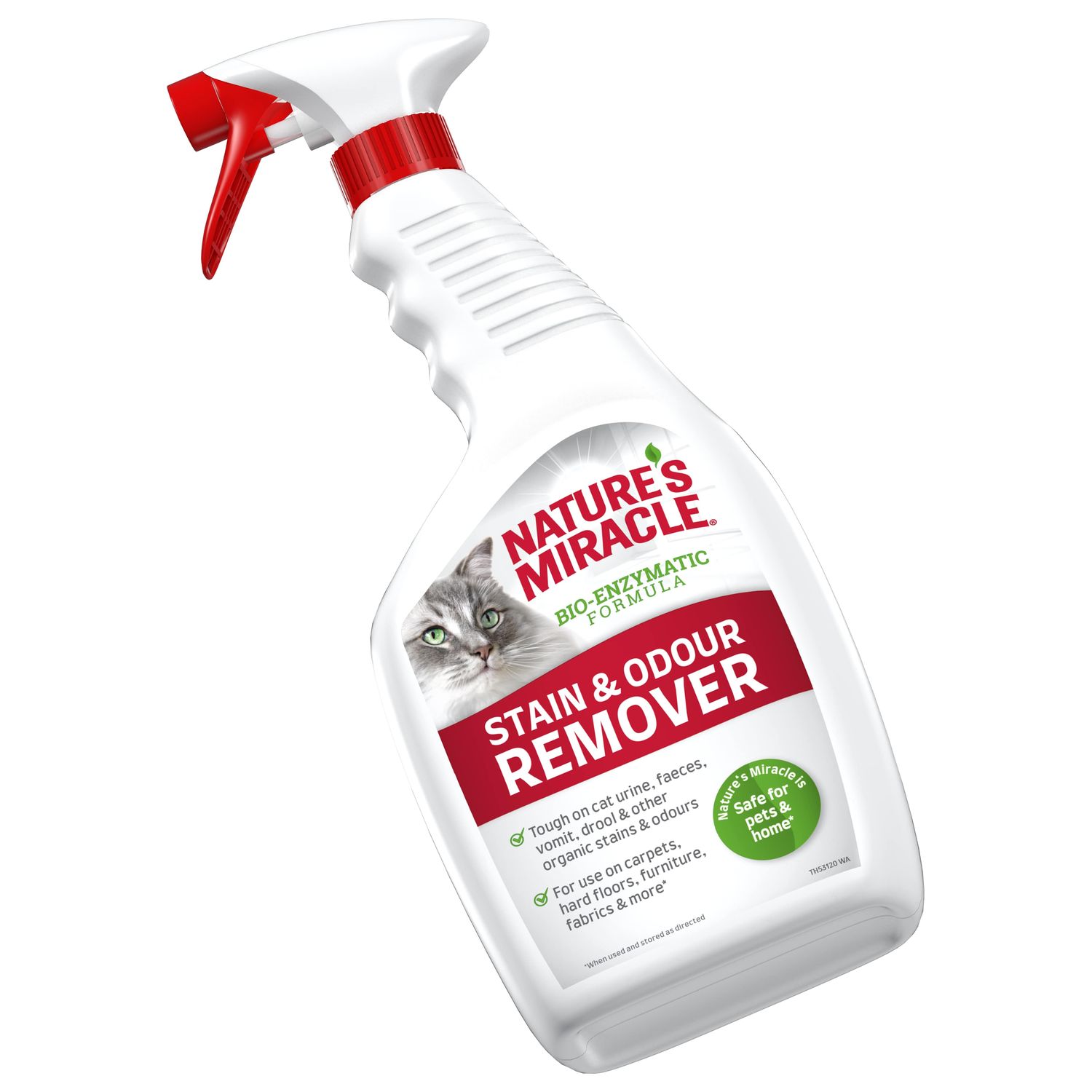 Уничтожитель пятен и запахов Nature's Miracle для кошек универсальный, спрей 709 мл