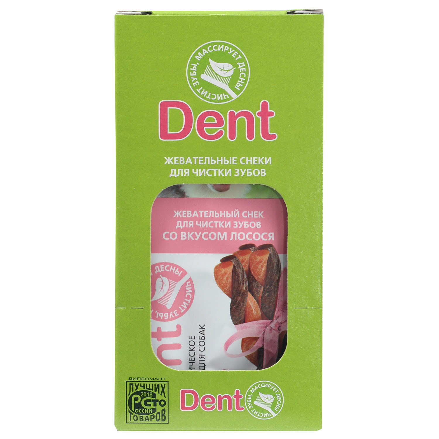 Лакомство TiTBiT Жев снек DENT со вкусом лосося для собак мелких пород 40г