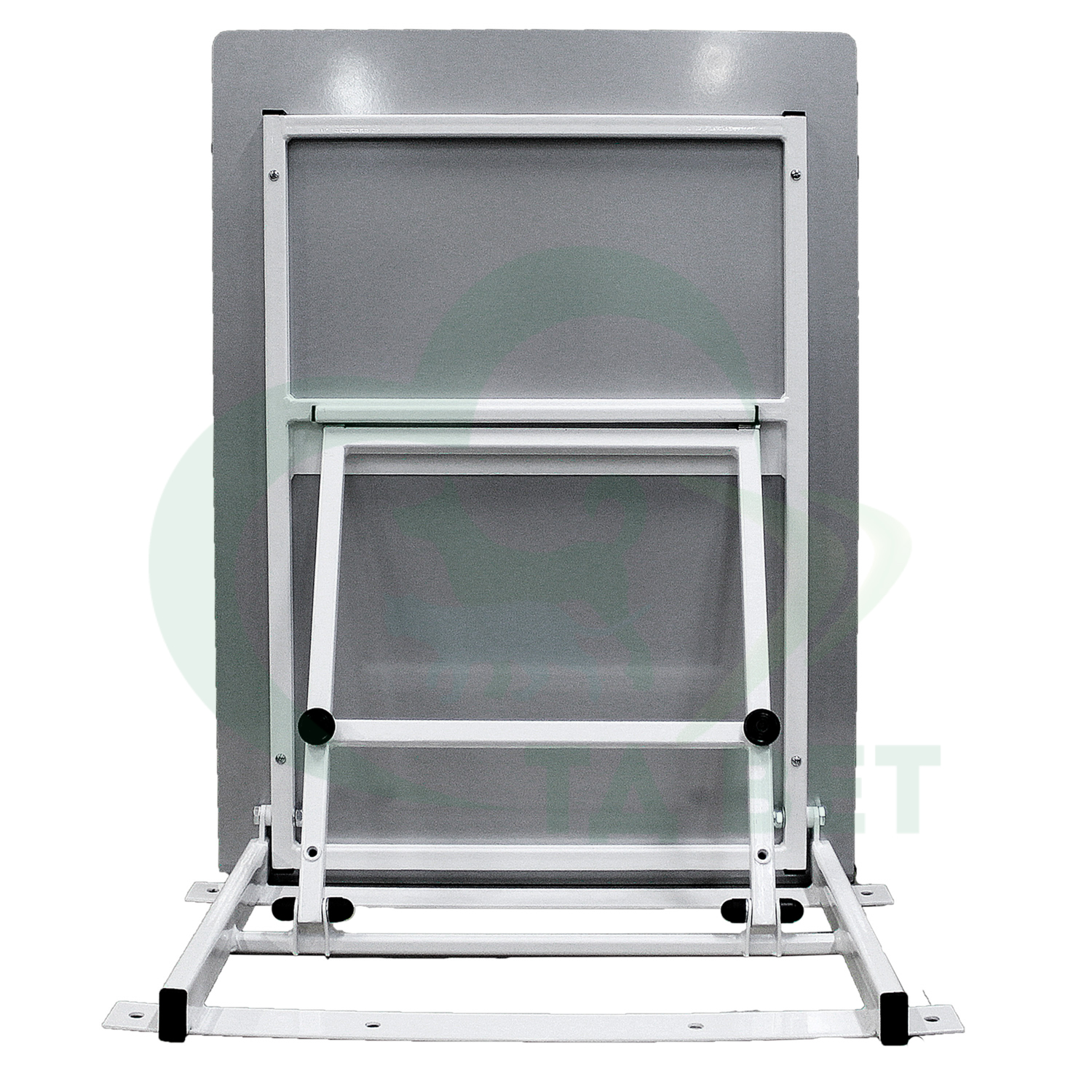 ТД ВЕТ Стол ветеринарный откидной Vetbot-11 с креплением на стену, столешница HPL, 800х600, (каркас белый)