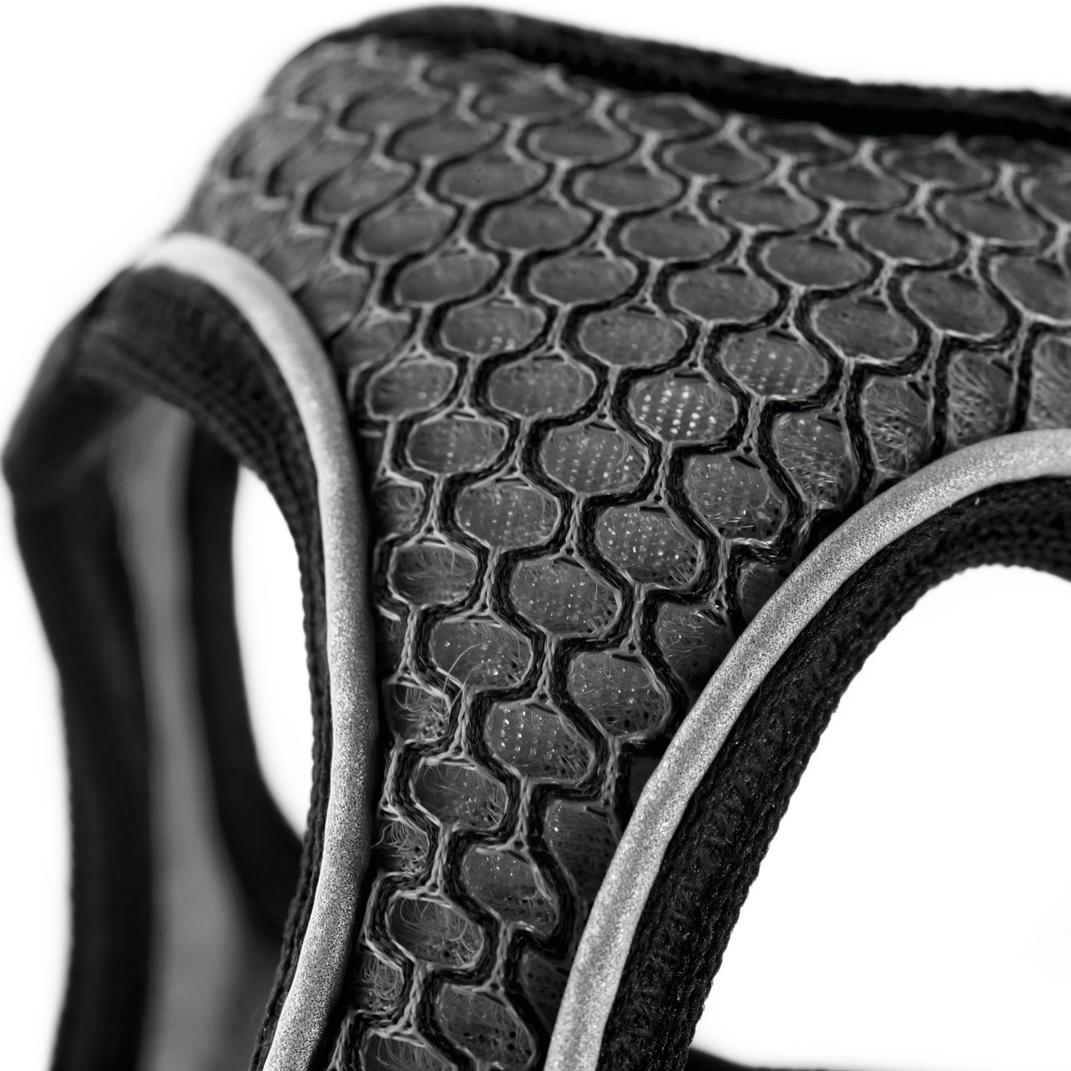 Hunter шлейка для собак Hilo Comfort 36-40 см, сетчатый текстиль, антрацит СКИДКА 50%
