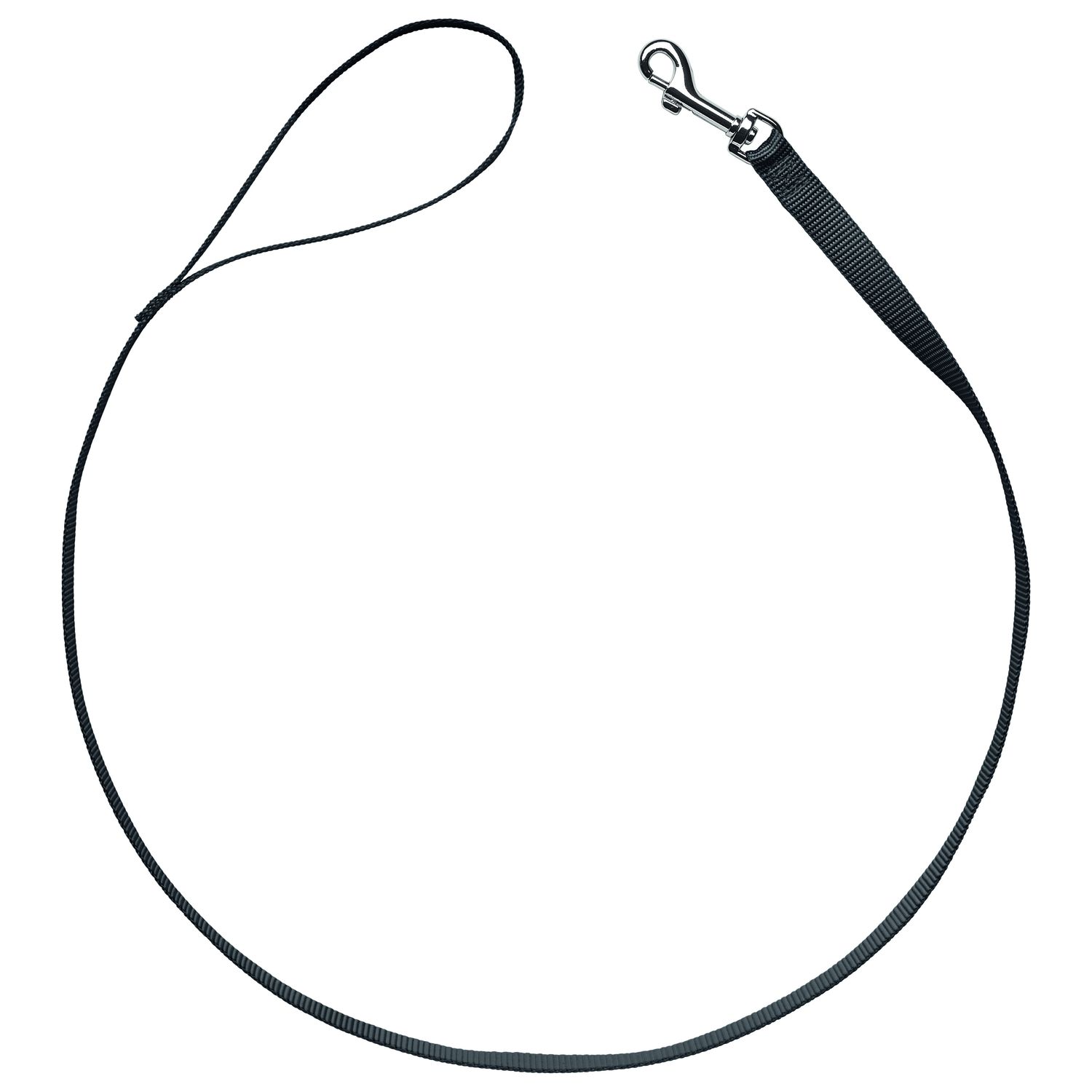 Поводок Hunter London для собак, ширина 20 мм, длина 100 см, нейлон, черный