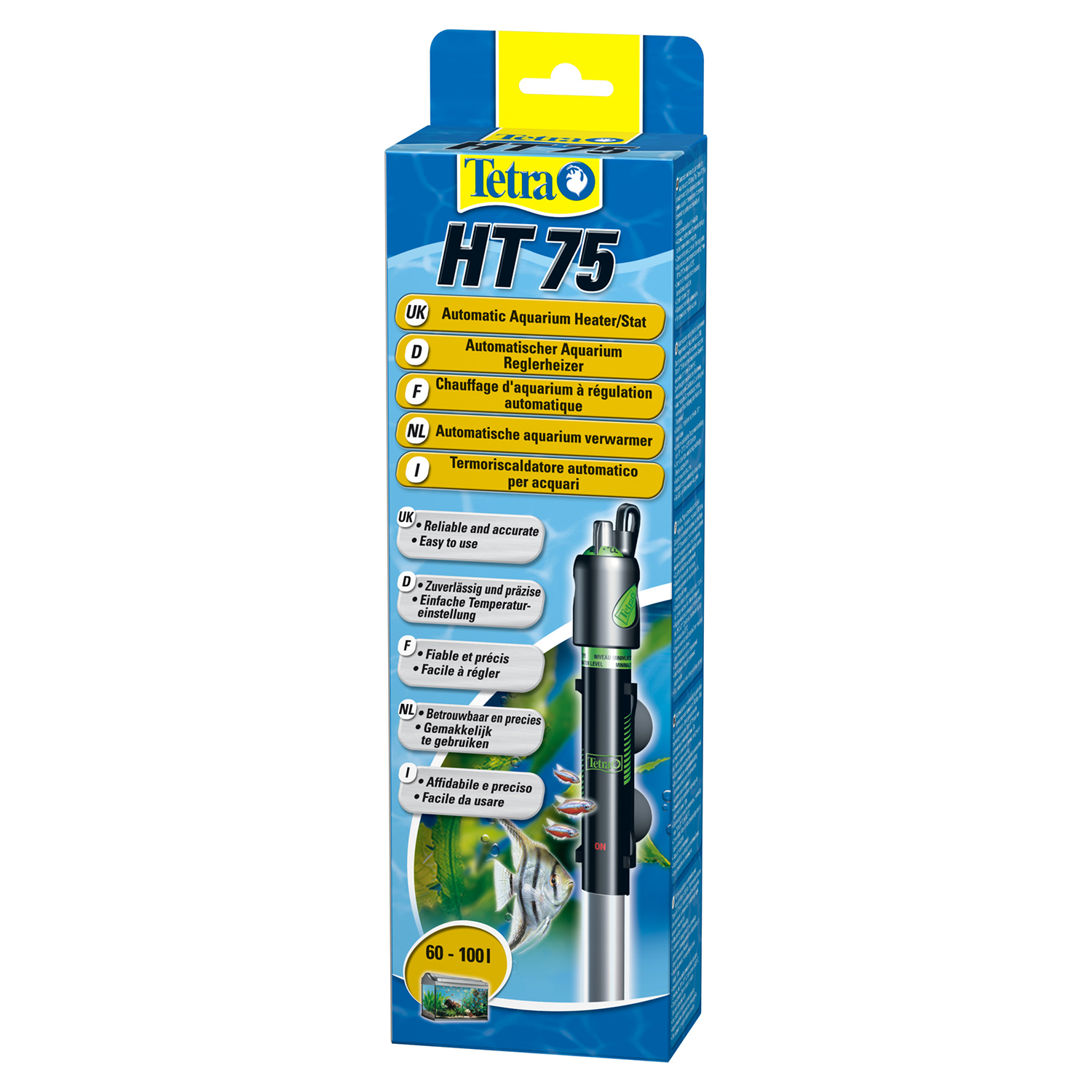 Tetra HT 75 терморегулятор 75Bт для аквариумов 60-100 л СКИДКА 50%