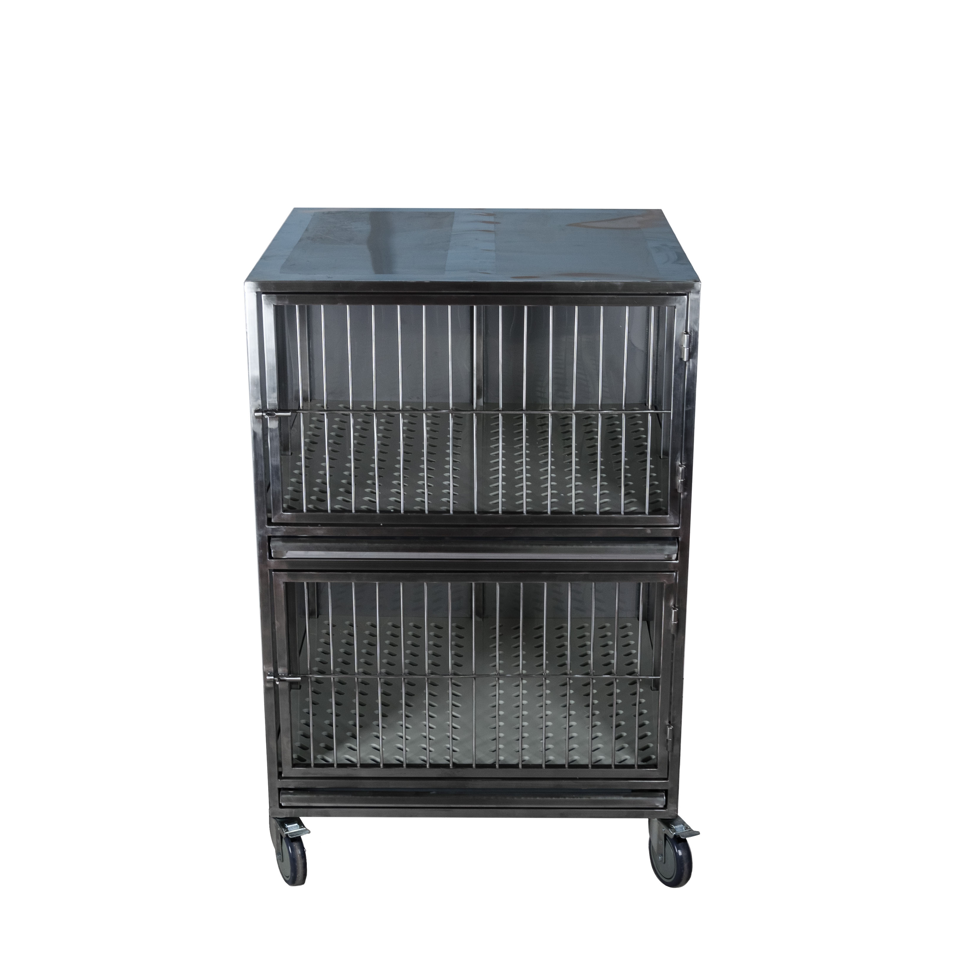 ТД ВЕТ Модуль клеток из нерж. стали, 2х ярусный из 2 клеток 1/1, 800х750х1070(1220)h