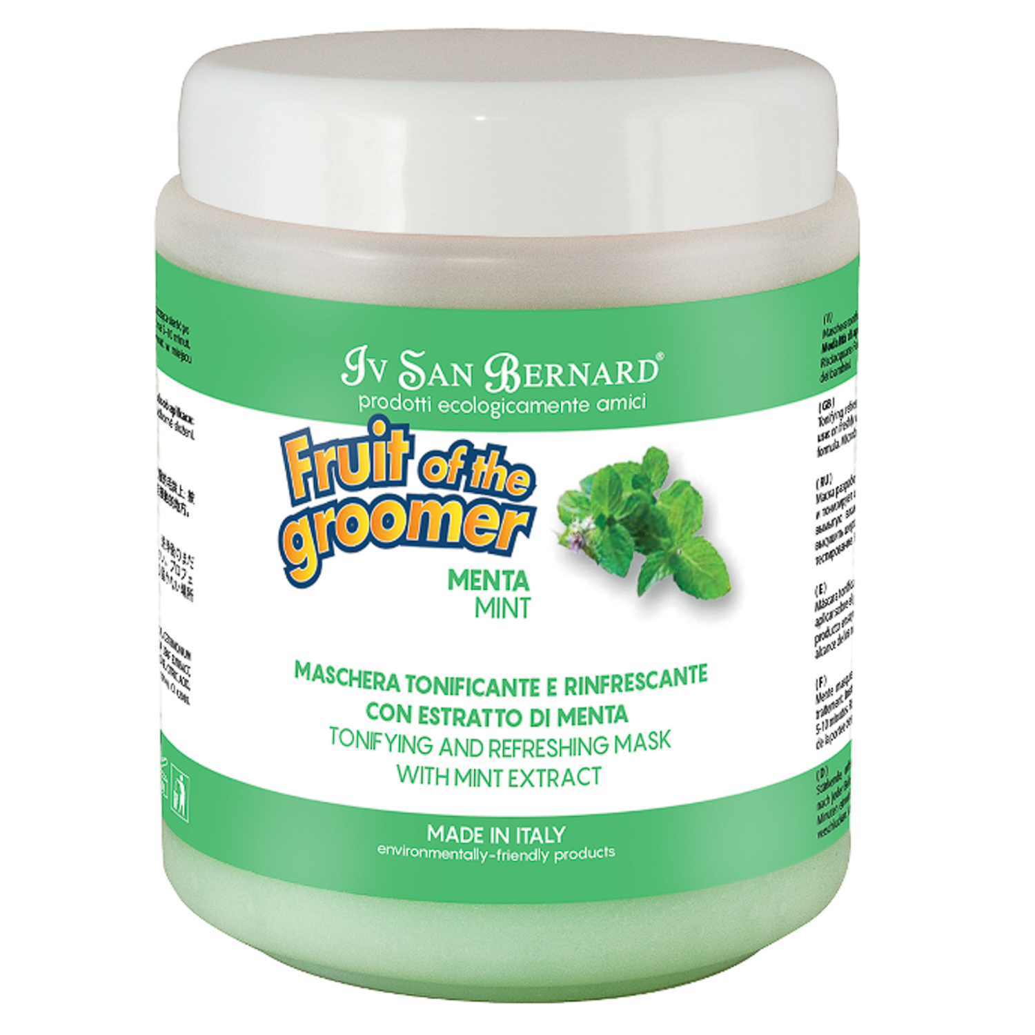 ISB Fruit of the Groomer Mint Восстанавливающая маска для любого типа шерсти с витамином В6 1 л