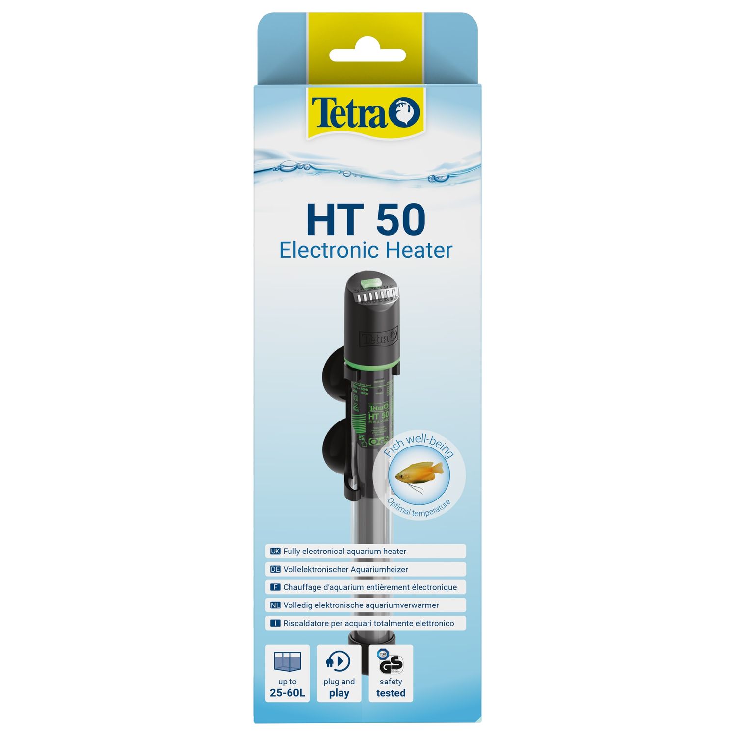 Нагреватель электронный Tetra HT 50 Вт для аквариумов 25-60л