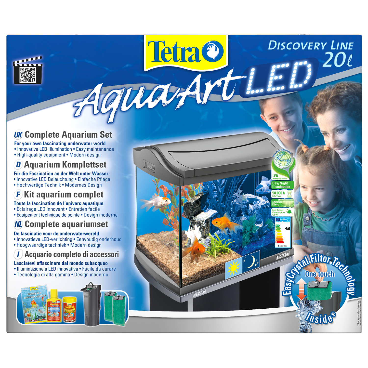 Tetra AquaArt LED Goldfish аквариумный комплекс 20 л СКИДКА 40%