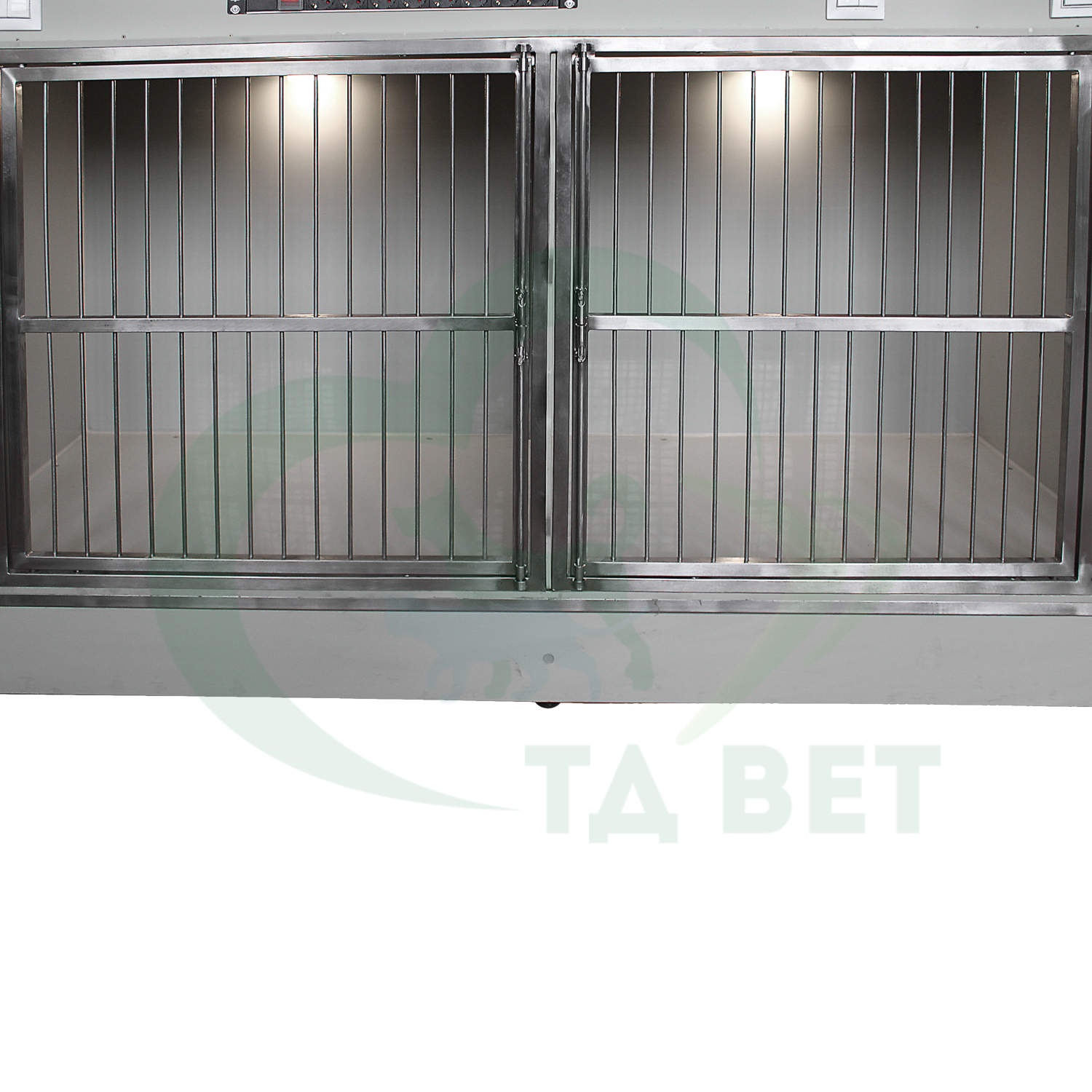 ТД ВЕТ Модуль из полипропилена из 5 клеток, разборный, с освещением 1800х600х1450(1750)h