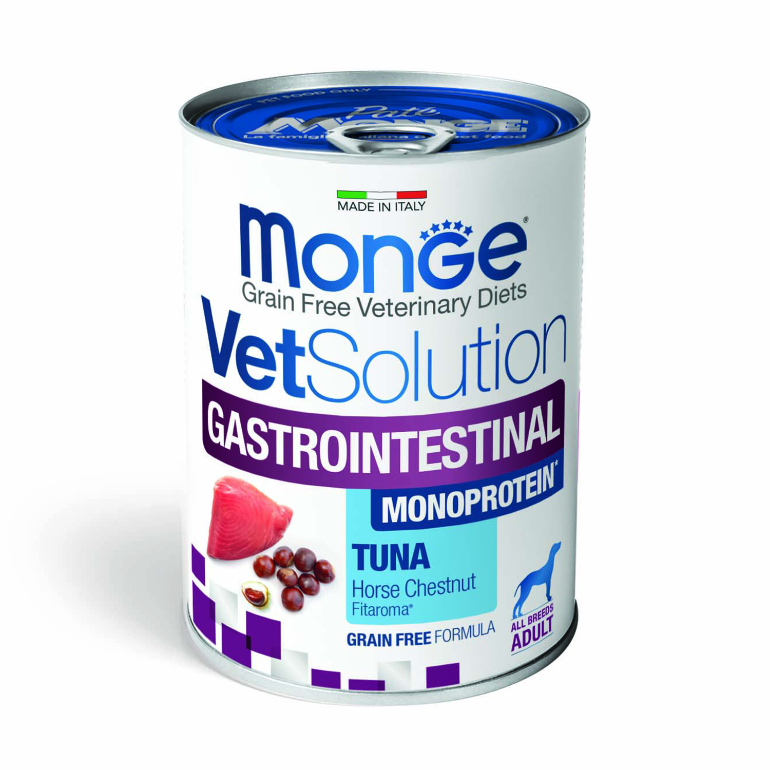Диетический корм Monge VetSolution Dog Gastrointestinal Гастроинтестинал для собак при заболеваниях ЖКТ 400 г