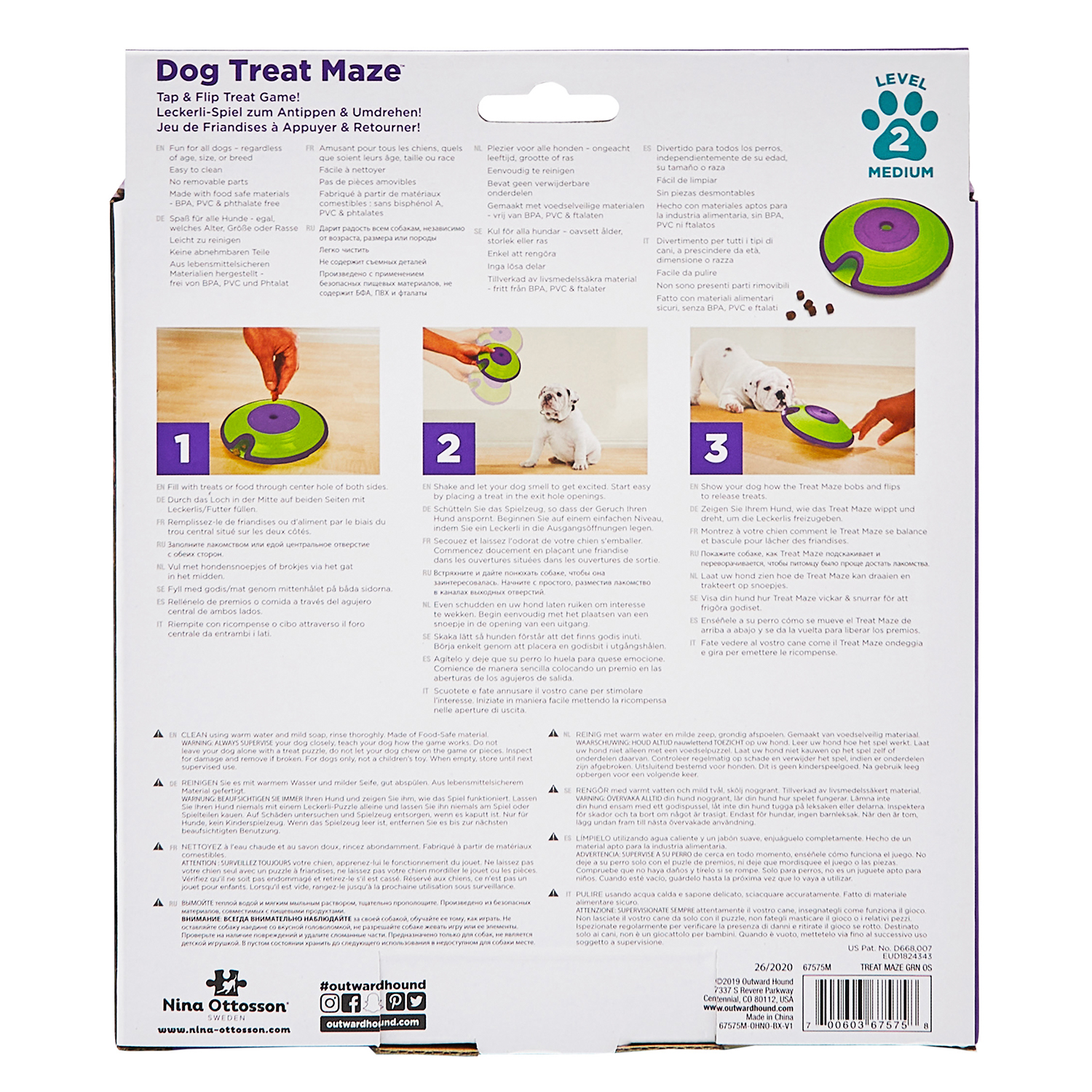 Nina Ottosson игра-головоломка "Лечебный лабиринт" зеленый