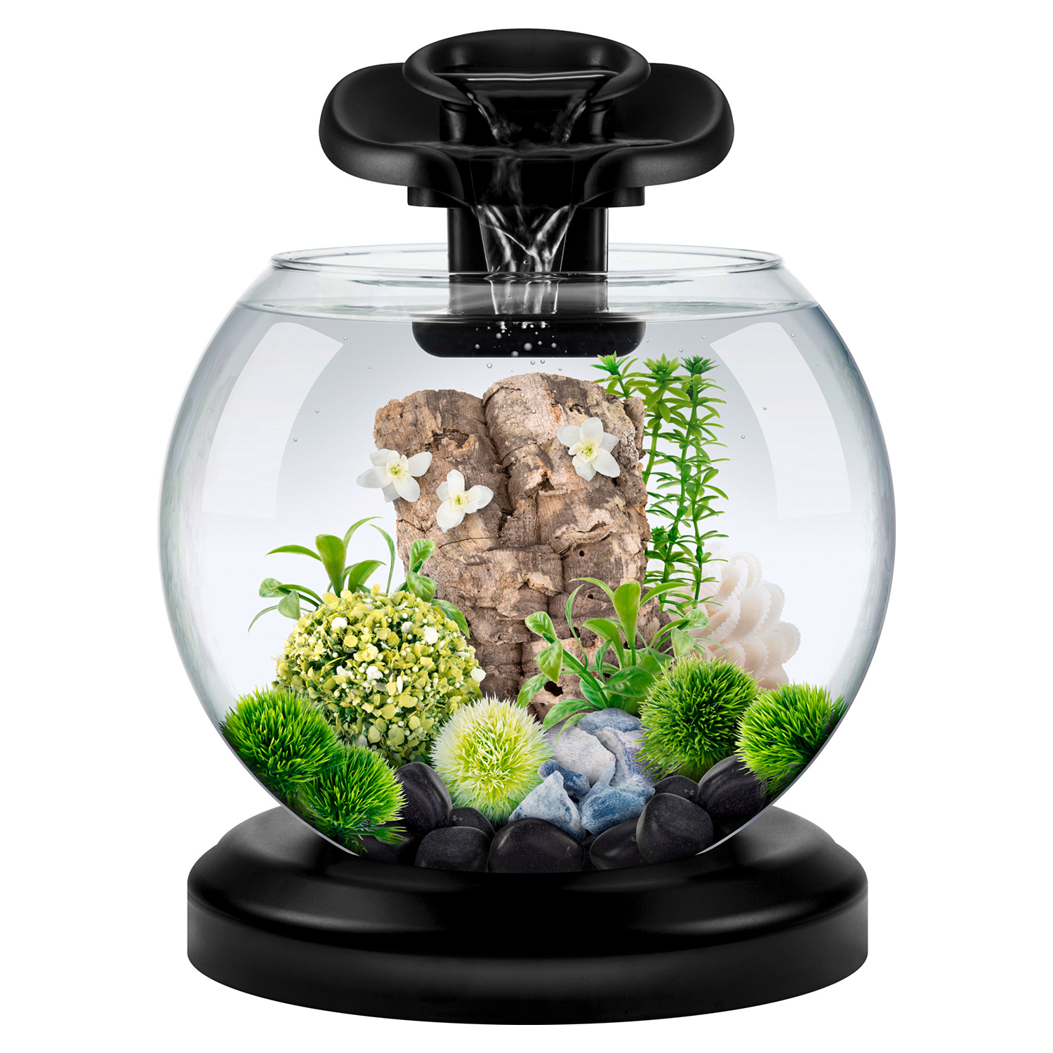 Tetra Cascade Globe Duo Waterfall аквариумный комплекс черный 6,8 л СКИДКА 60%