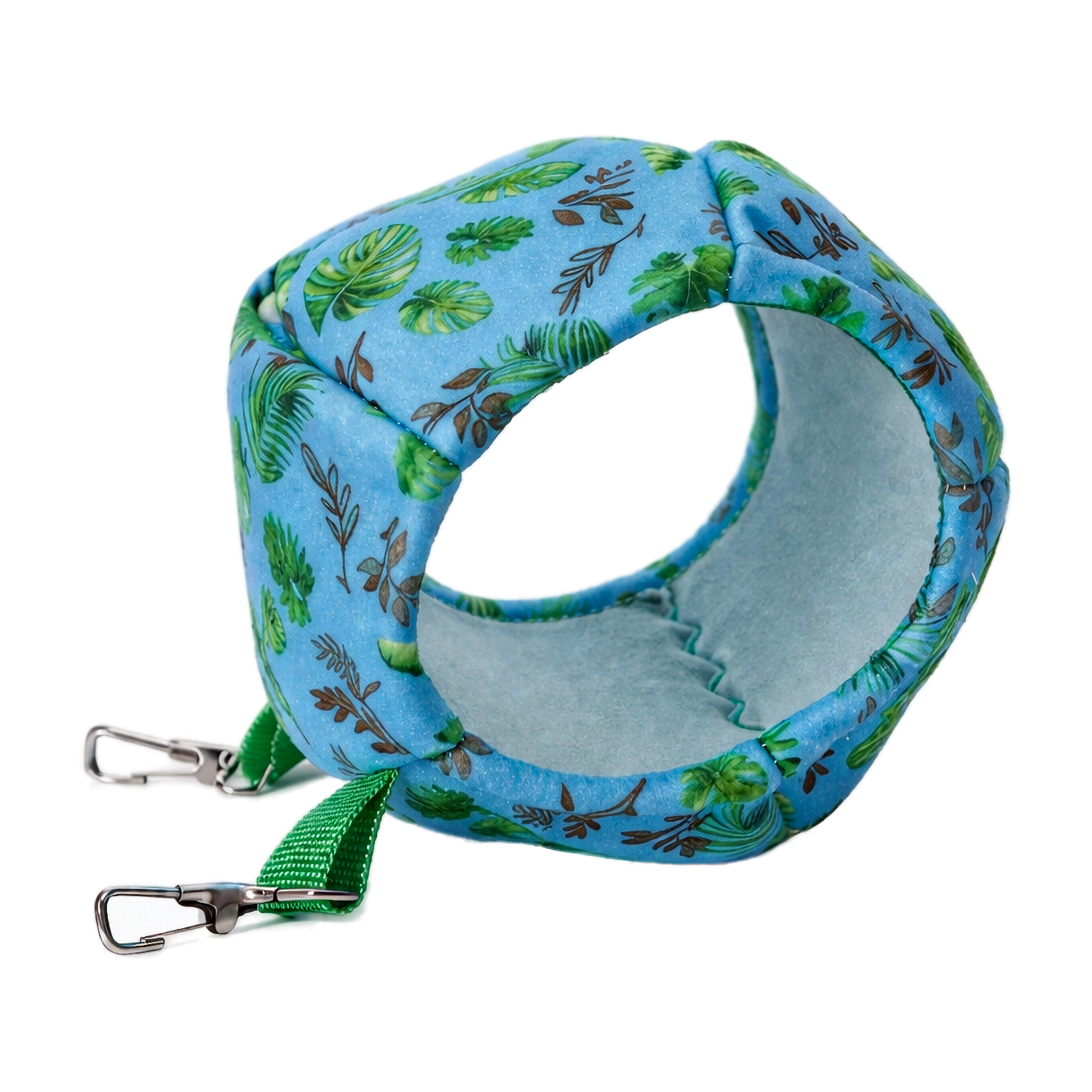 Гамак подвесной из фетра Bambini Pets "Мяч регби" для грызунов и хорьков 18*13*13 см