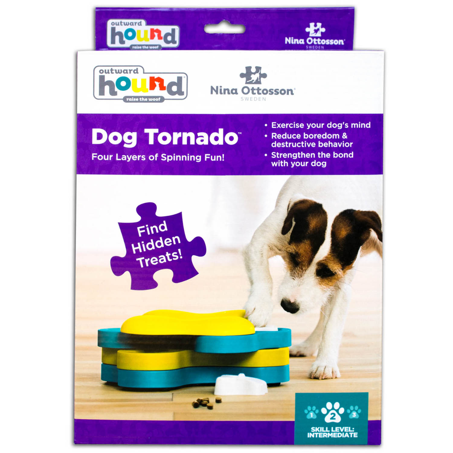 Nina Ottosson игра-головоломка для собак Tornado, 2 (средний) уровень сложности СКИДКА 50%