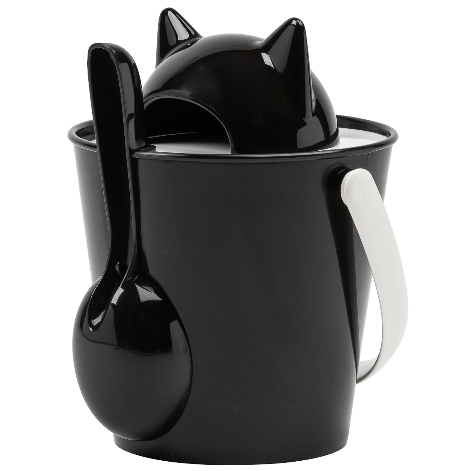 United Pets ведро для сухого корма "Cat-Crick" 7,5 л, черное, для кошек СКИДКА 50%