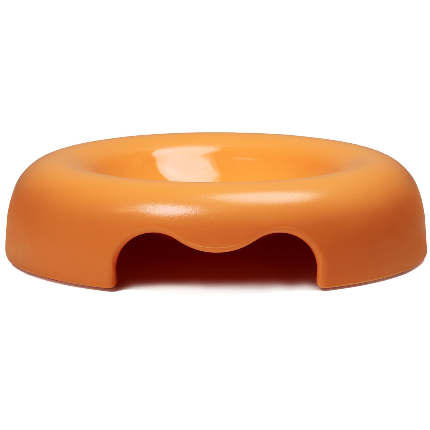 United Pets миска Kitty-Cat, 120мл, оранжевая