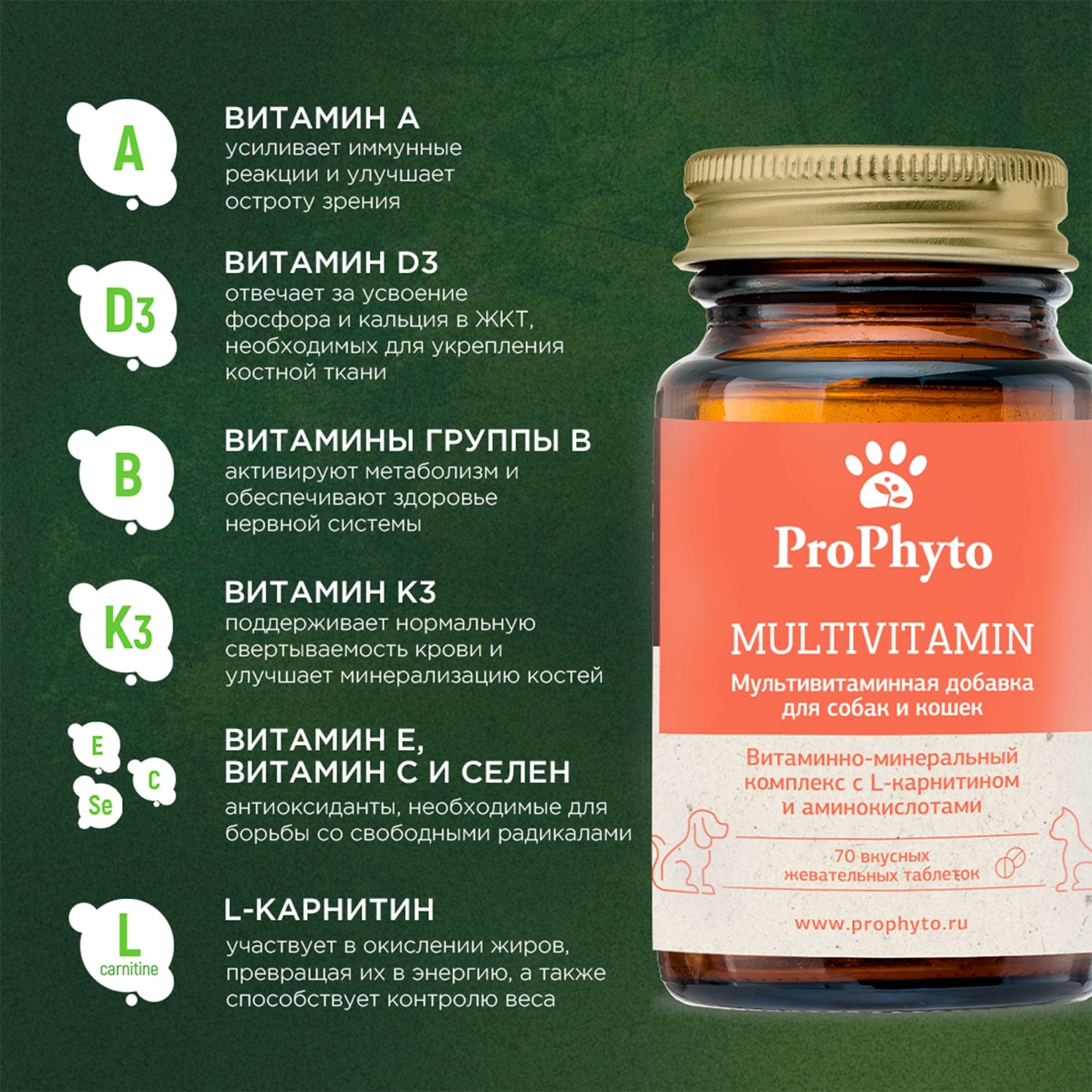 ProPhyto Мультивитамин, 70 таблеток