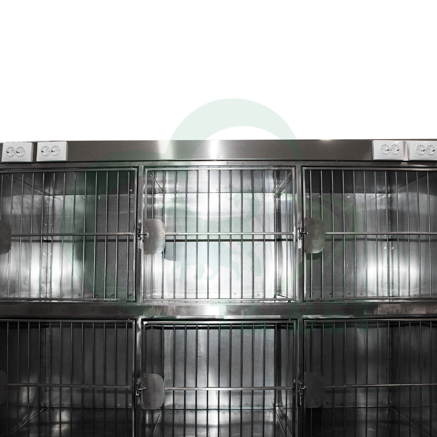 ТД ВЕТ Модуль из 9 клеток для кошек из нерж. стали 1950х700х2000(2100)h